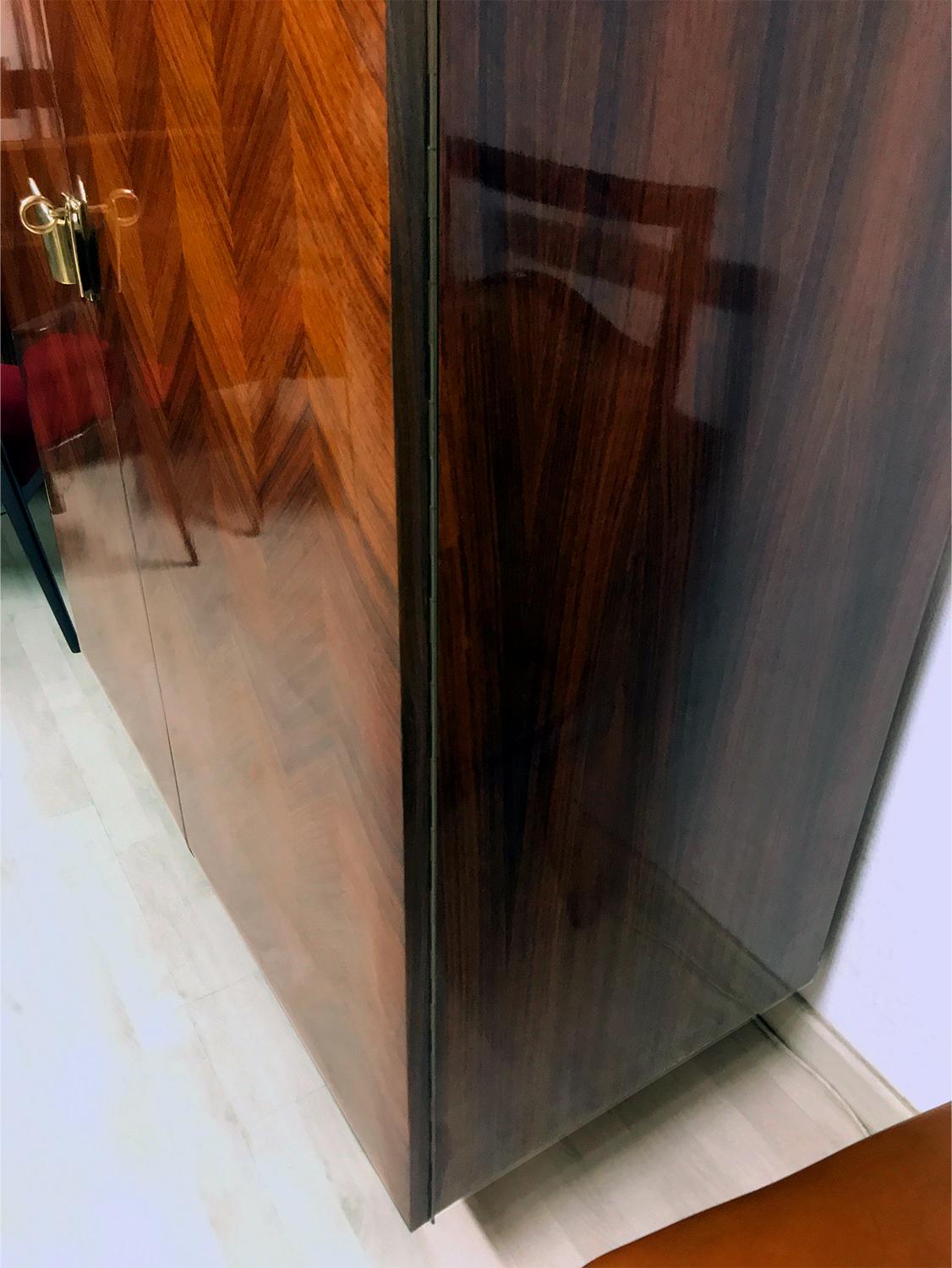 Italian Mid-Century Teakwood Cabinet by La Permanente Mobili Cantù, 1950s 12