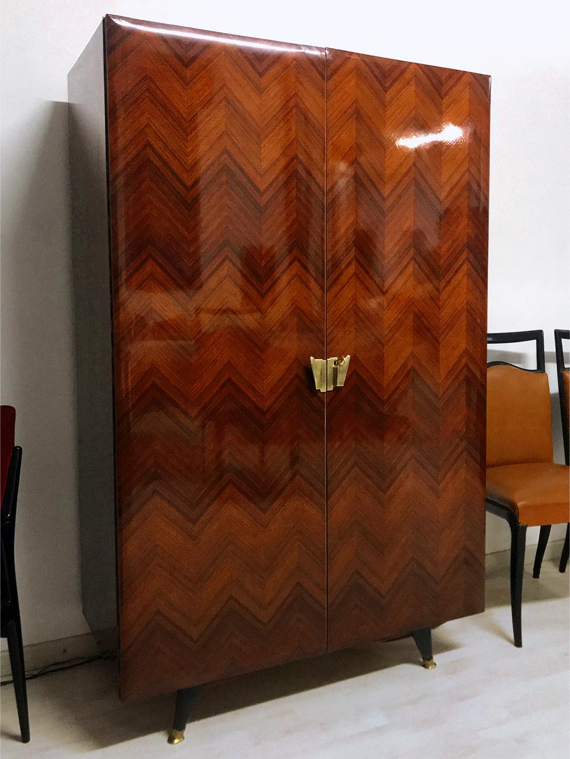 Mid-Century Modern Italian Mid-Century Teakwood Cabinet by La Permanente Mobili Cantù, 1950s