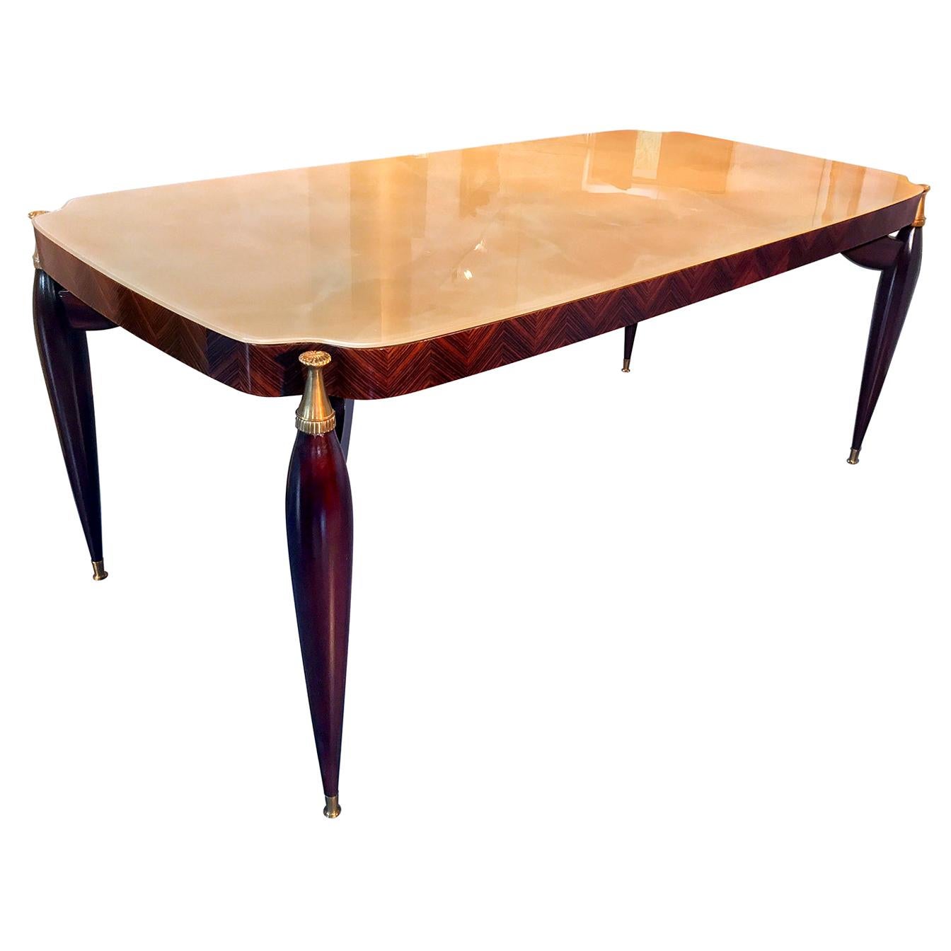 Italian Mid-Century Dining Table Paolo Buffa Style, 1950s