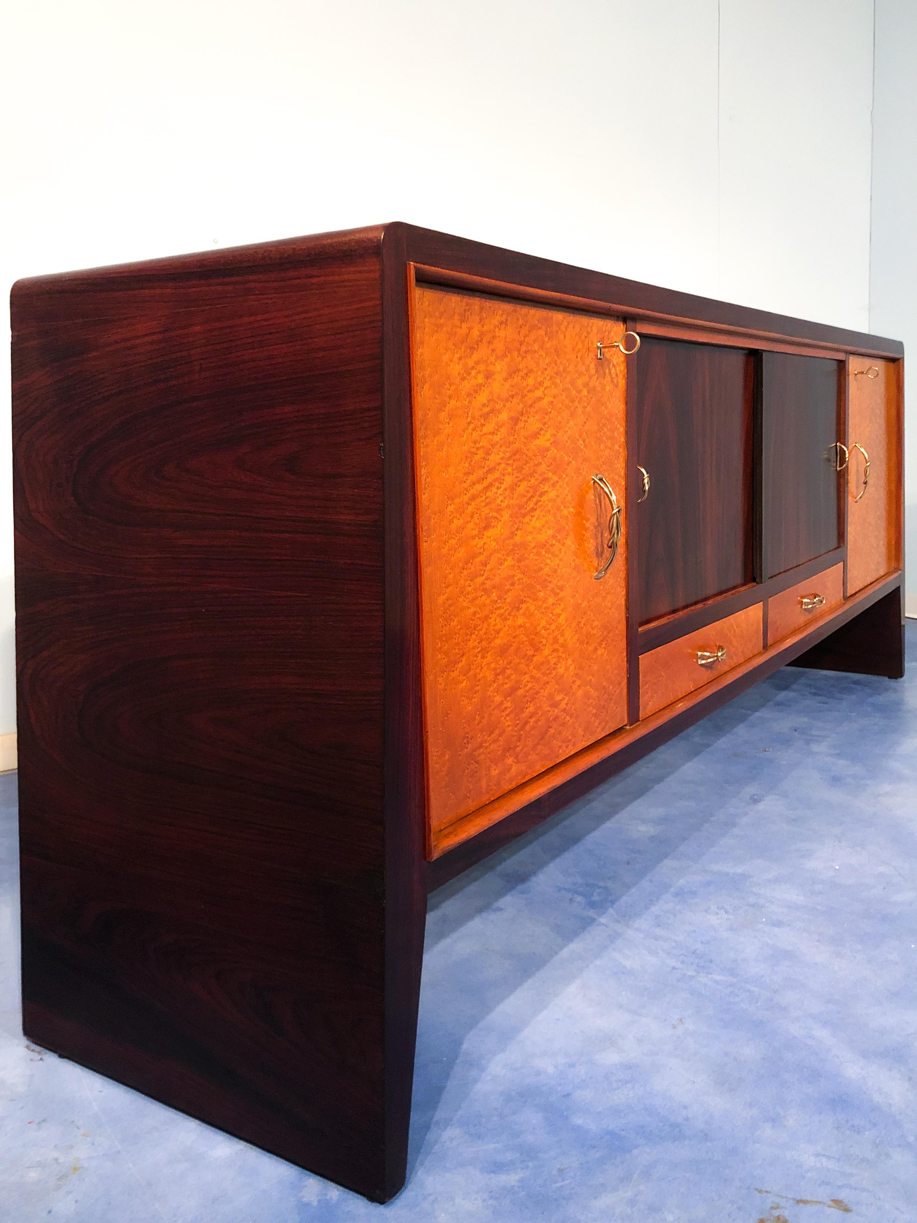 Italian Mid-Century  Sideboard Attributed to Guglielmo Ulrich, 1950s For Sale 11