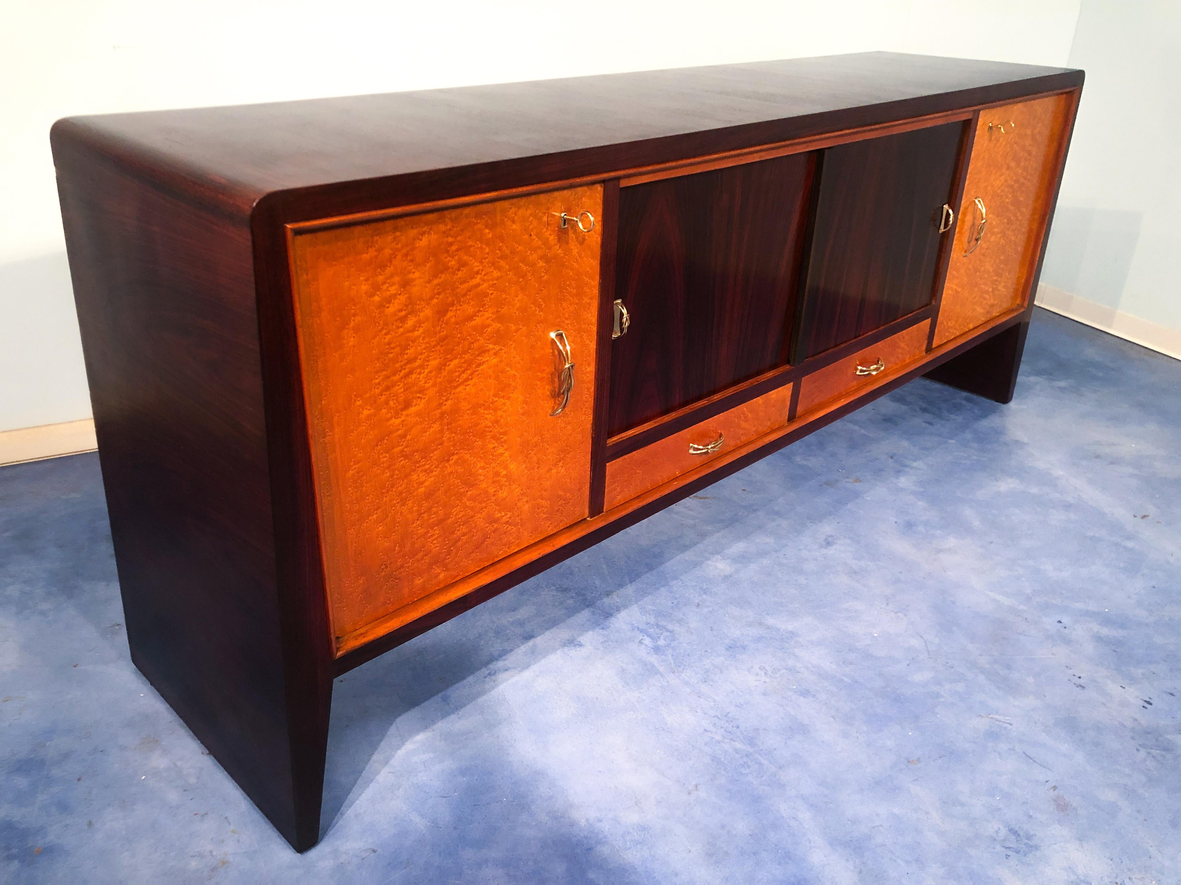 Italian Mid-Century  Sideboard Attributed to Guglielmo Ulrich, 1950s For Sale 13