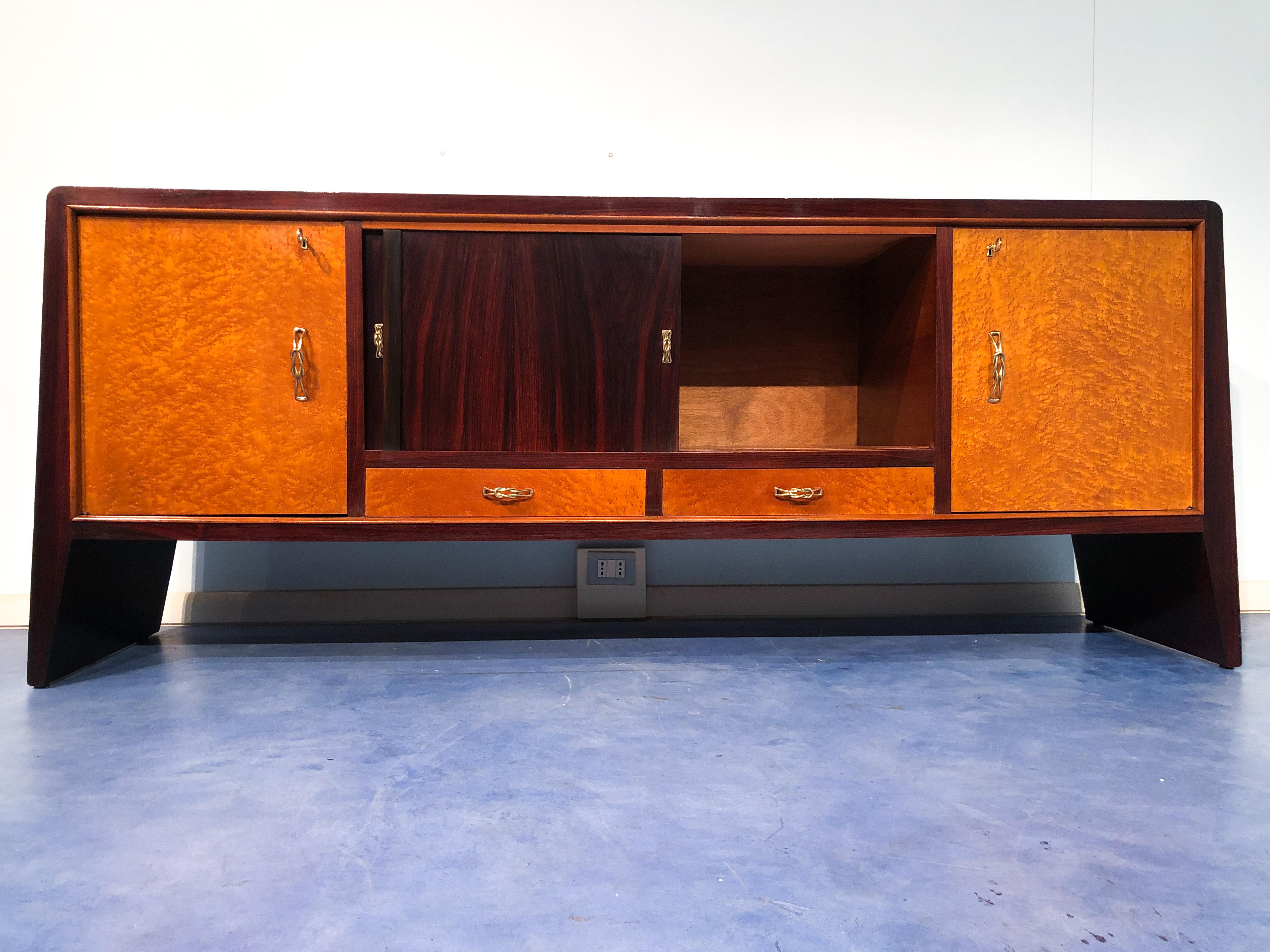 Italian Mid-Century  Sideboard Attributed to Guglielmo Ulrich, 1950s For Sale 1