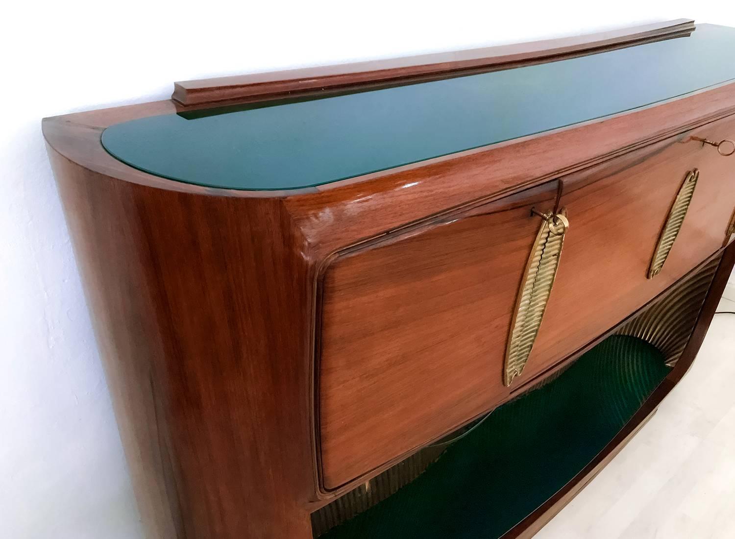 Italian Mid-Century Rosewood Sideboard or Bar Cabinet by Vittorio Dassi, 1950s 5