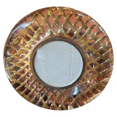 Italienischer runder Bilderrahmen aus der Mitte des Jahrhunderts, 1970er Jahre