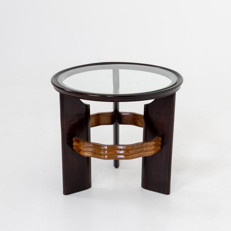 Italian Mid Century Round Side Table at 1stDibs