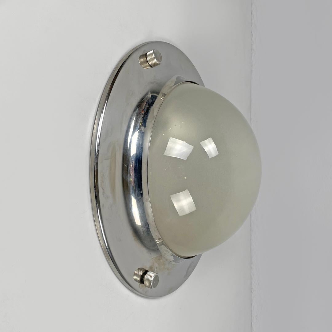 Italian mid-century round wall lamp LSP6 Tommy by Caccia Dominioni Azucena 1960s In Good Condition In MIlano, IT