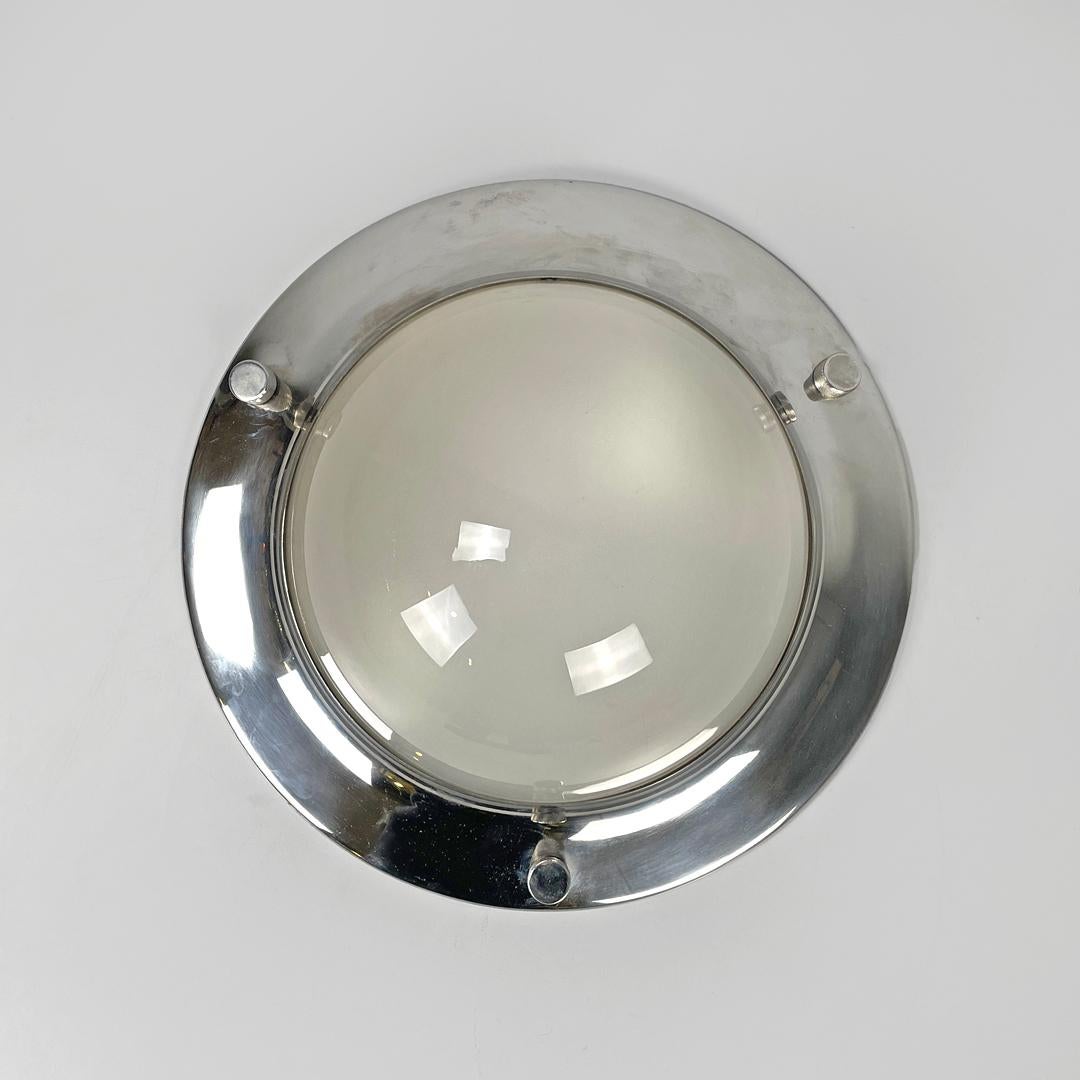 Italian mid-century round wall lamp LSP6 Tommy by Caccia Dominioni Azucena 1960s 1