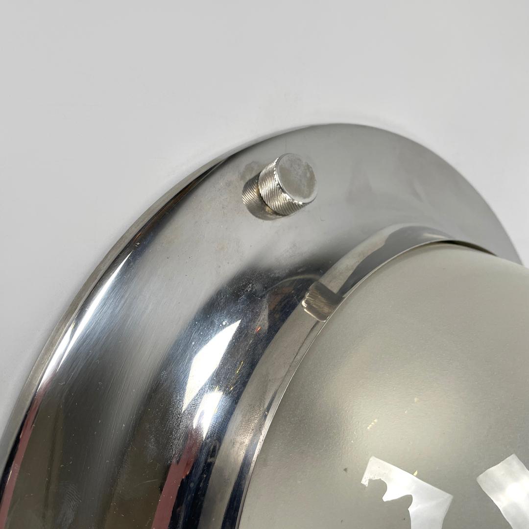 Italian mid-century round wall lamp LSP6 Tommy by Caccia Dominioni Azucena 1960s 2