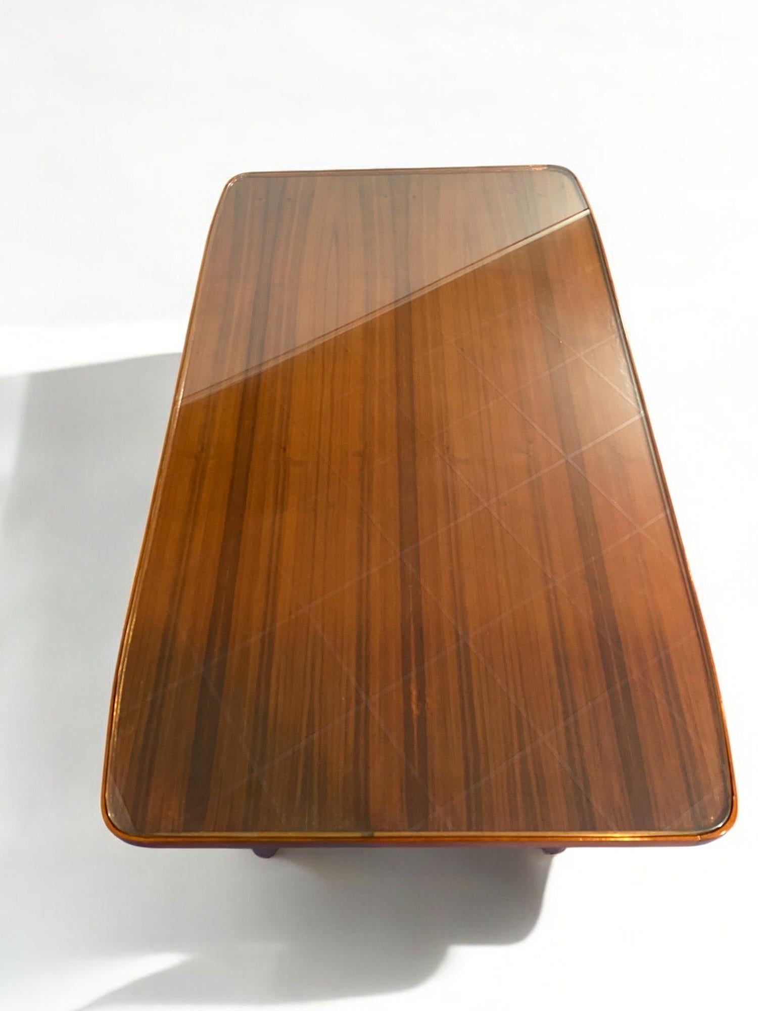 Tavolo da scrivania scultoreo italiano del Mid Century disegnato da Vittorio Dassi negli anni '50 in vendita 11