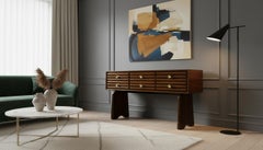 Italian Mid-Century Sculptural Sideboard designed by Paolo Buffa 1940s