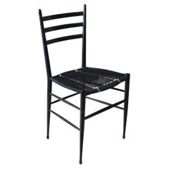 Italienische Midcentury Satz von sechs Stühlen Chiavari