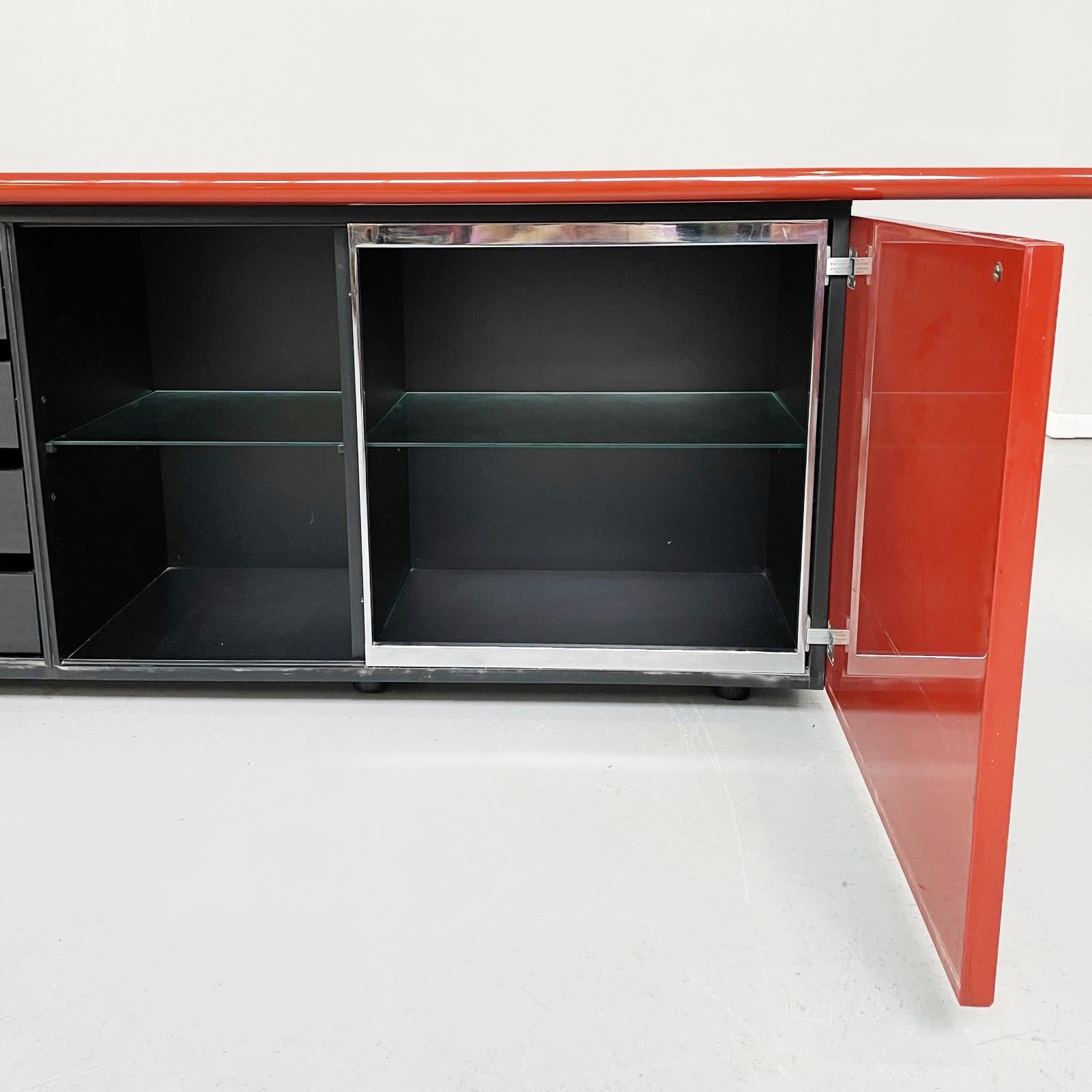 Italian Mid-Century Sheraton Sideboard by Stoppino and Acerbis for Acerbis, 1980s 4