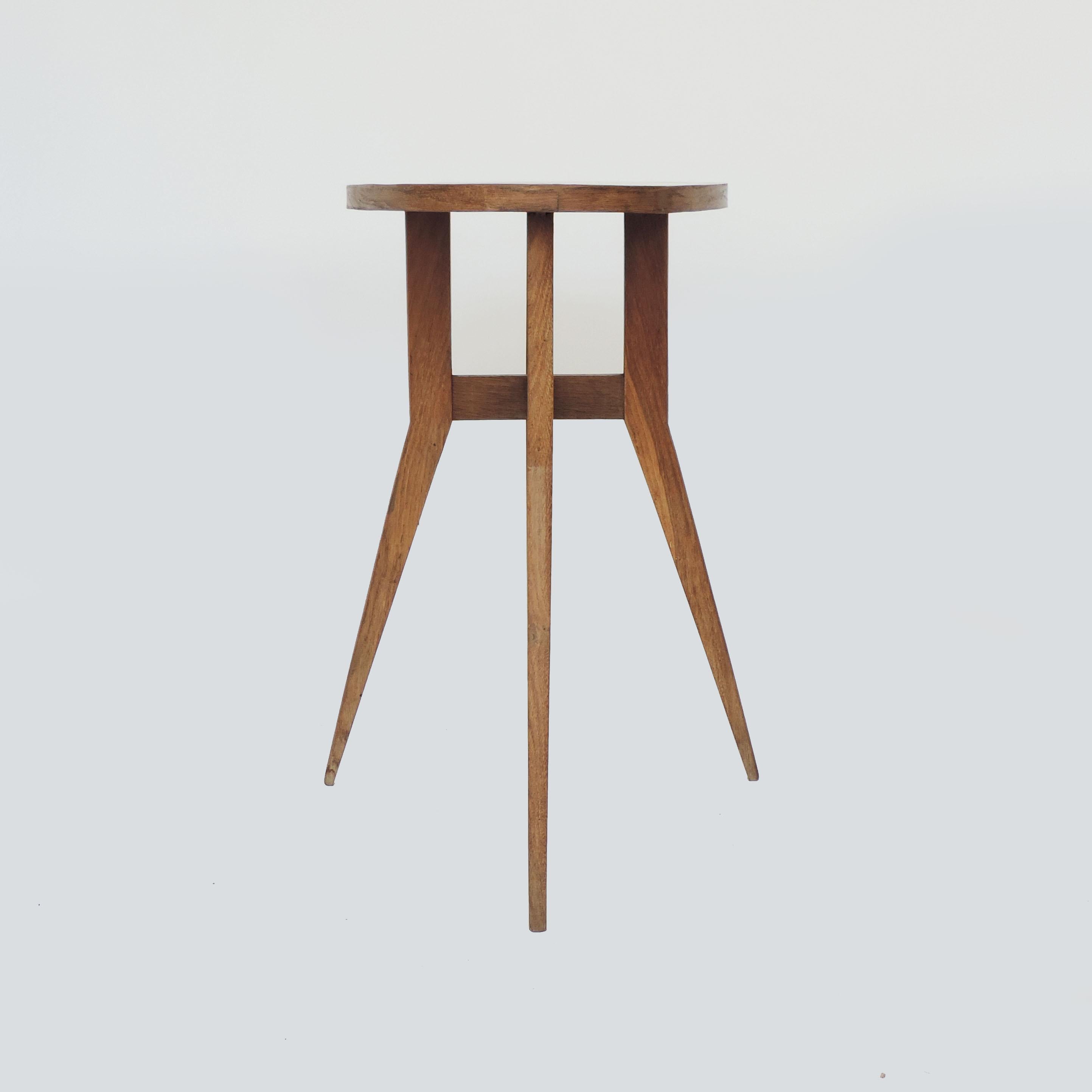 Italian Midcentury Side Table Attributed to Gio Ponti In Good Condition In Milan, IT