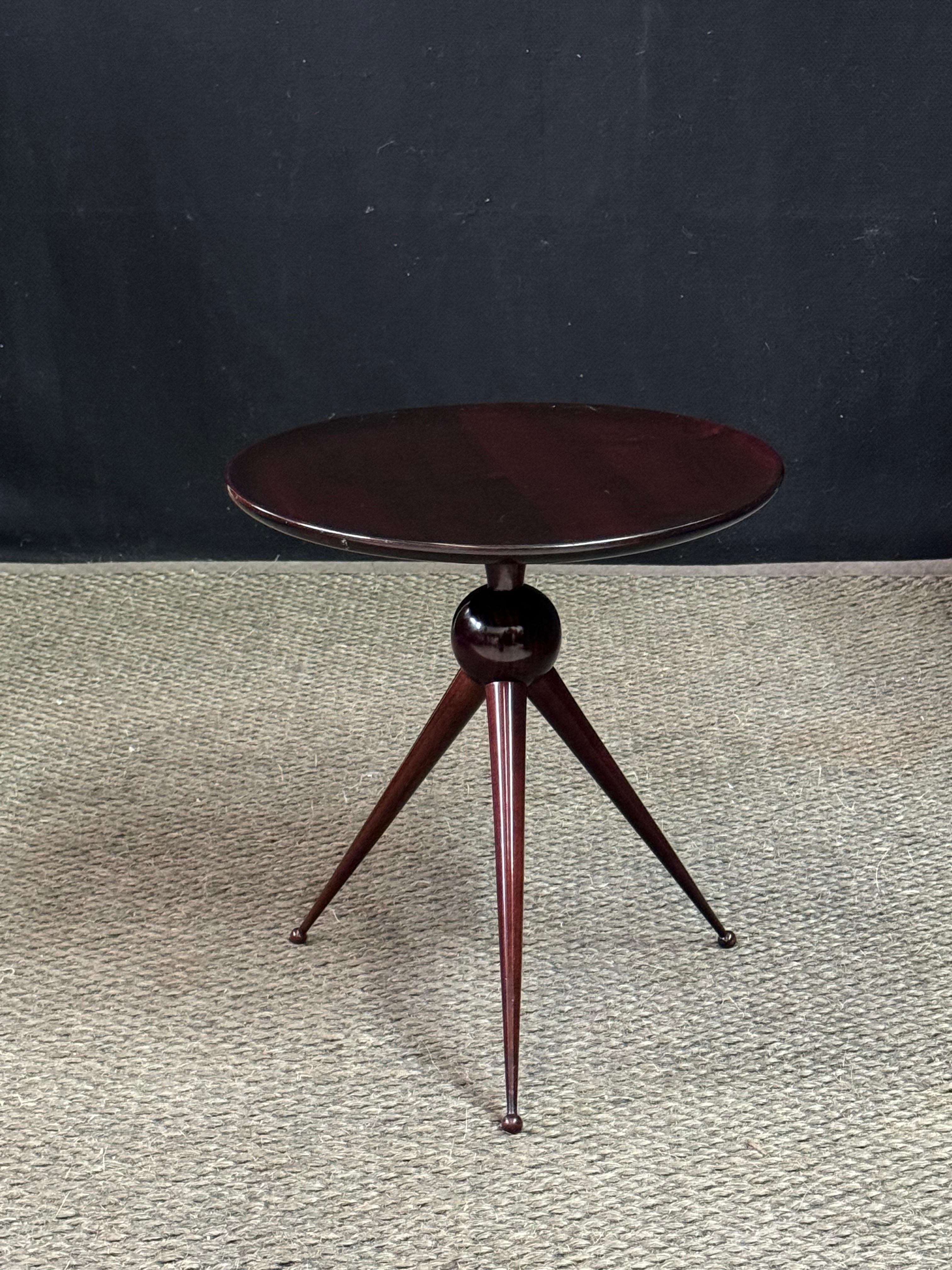 Italian Mid-Century Side Table by Cesare Lacca  In Good Condition For Sale In Atlanta, GA