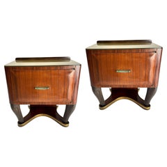 Italian Mid-Century Side-Tables/ Night Stands by Vittorio Dassi, 1950's