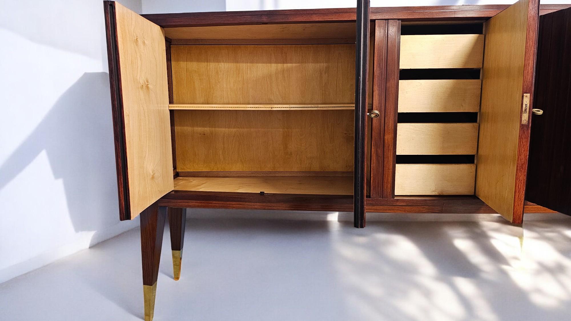 Italian Mid Century Sideboard attributed to Paolo Buffa, 1950s For Sale 9