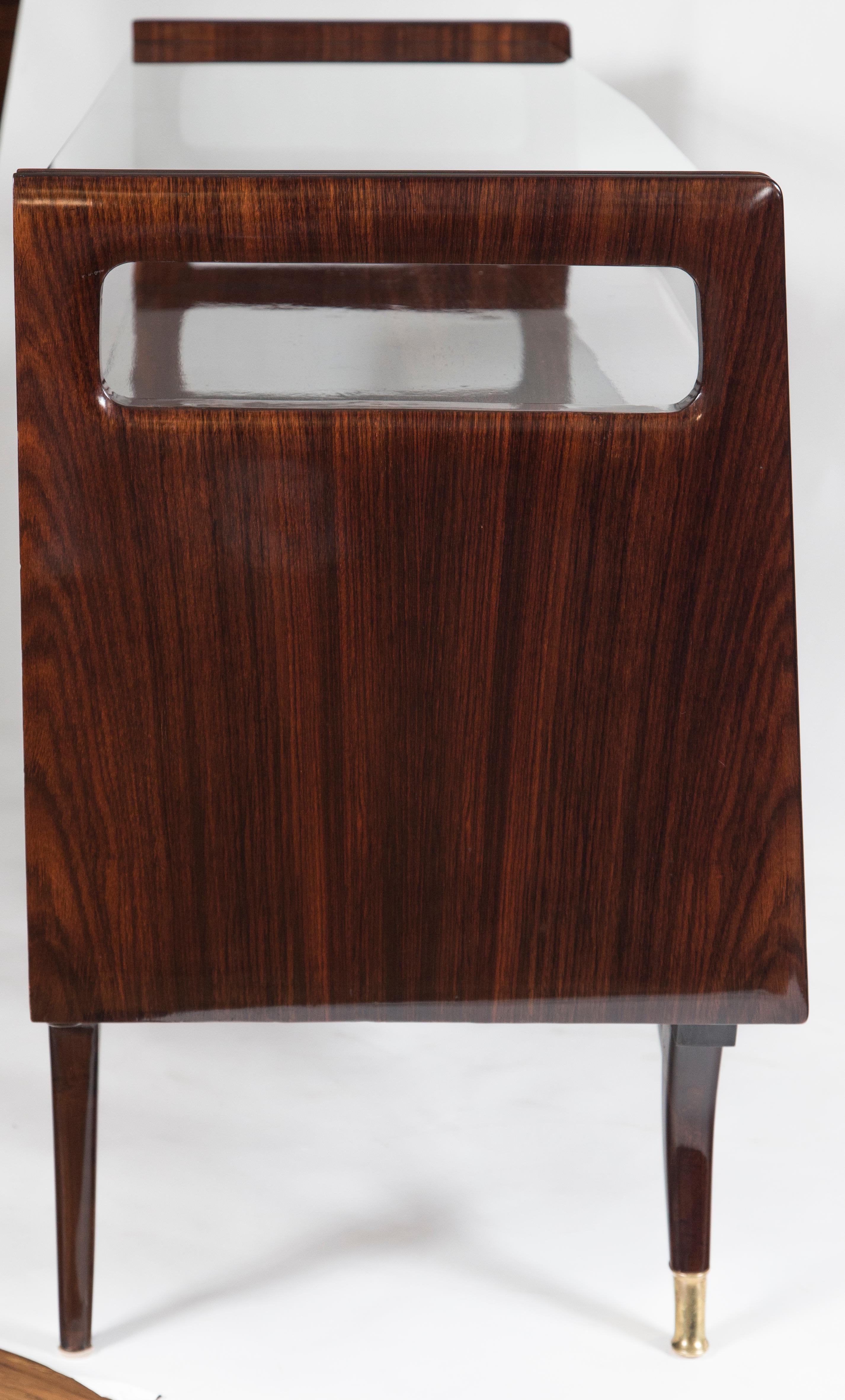 Rosewood Italian Midcentury Sideboard/Console Cabinet