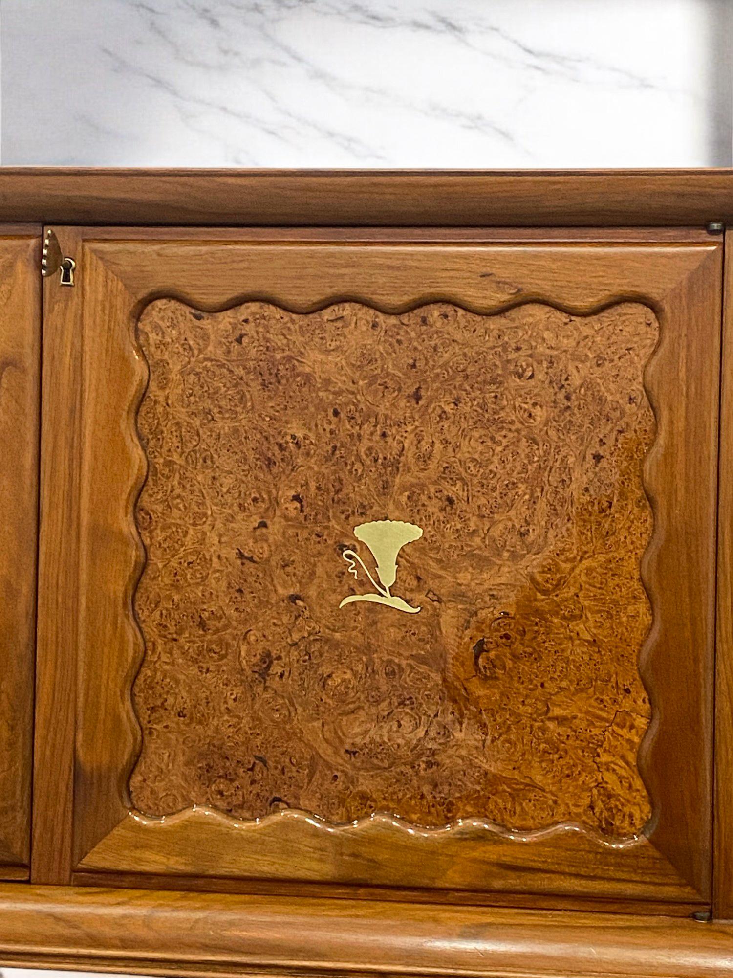 Buffet italien du milieu du siècle, designé par Paolo Buffa, années 1950 en vente 12
