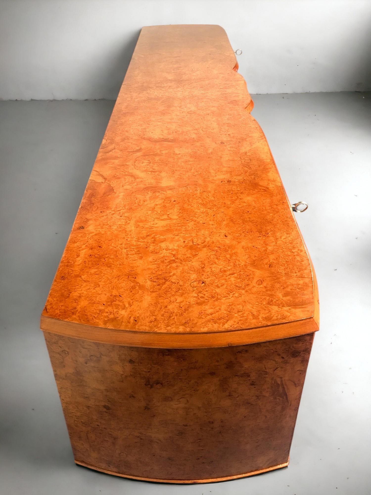 Credenza italiana di metà secolo Colore Miele in Wood Wood, anni '50 in vendita 5