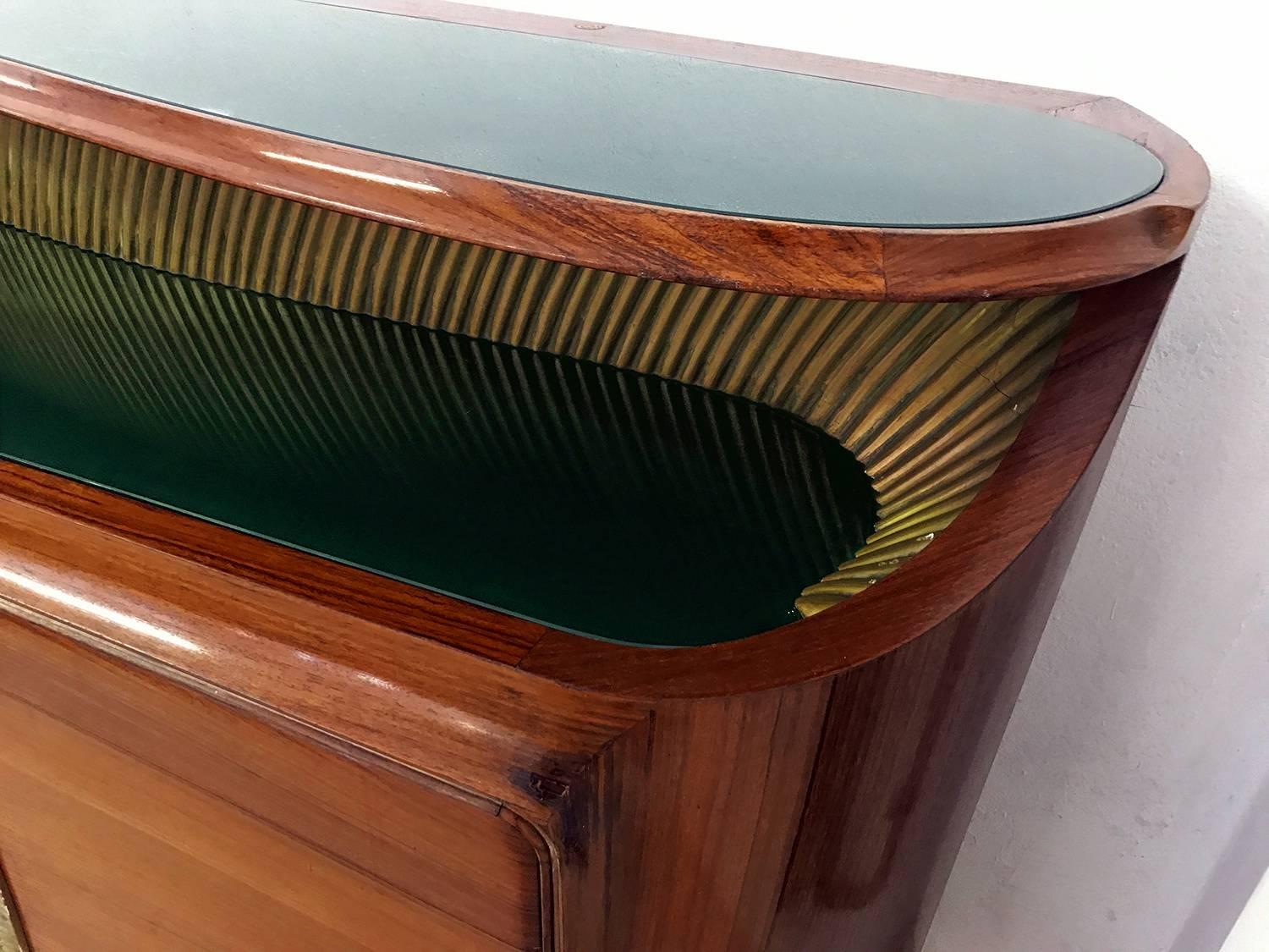 Italian Mid-Century Sideboard in Rosewood by Vittorio Dassi, 1950s 4