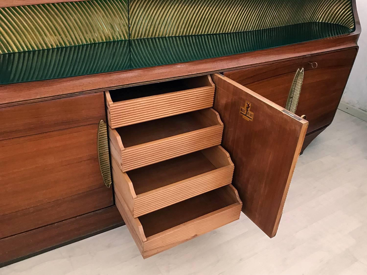 Mid-20th Century Italian Mid-Century Sideboard in Rosewood by Vittorio Dassi, 1950s