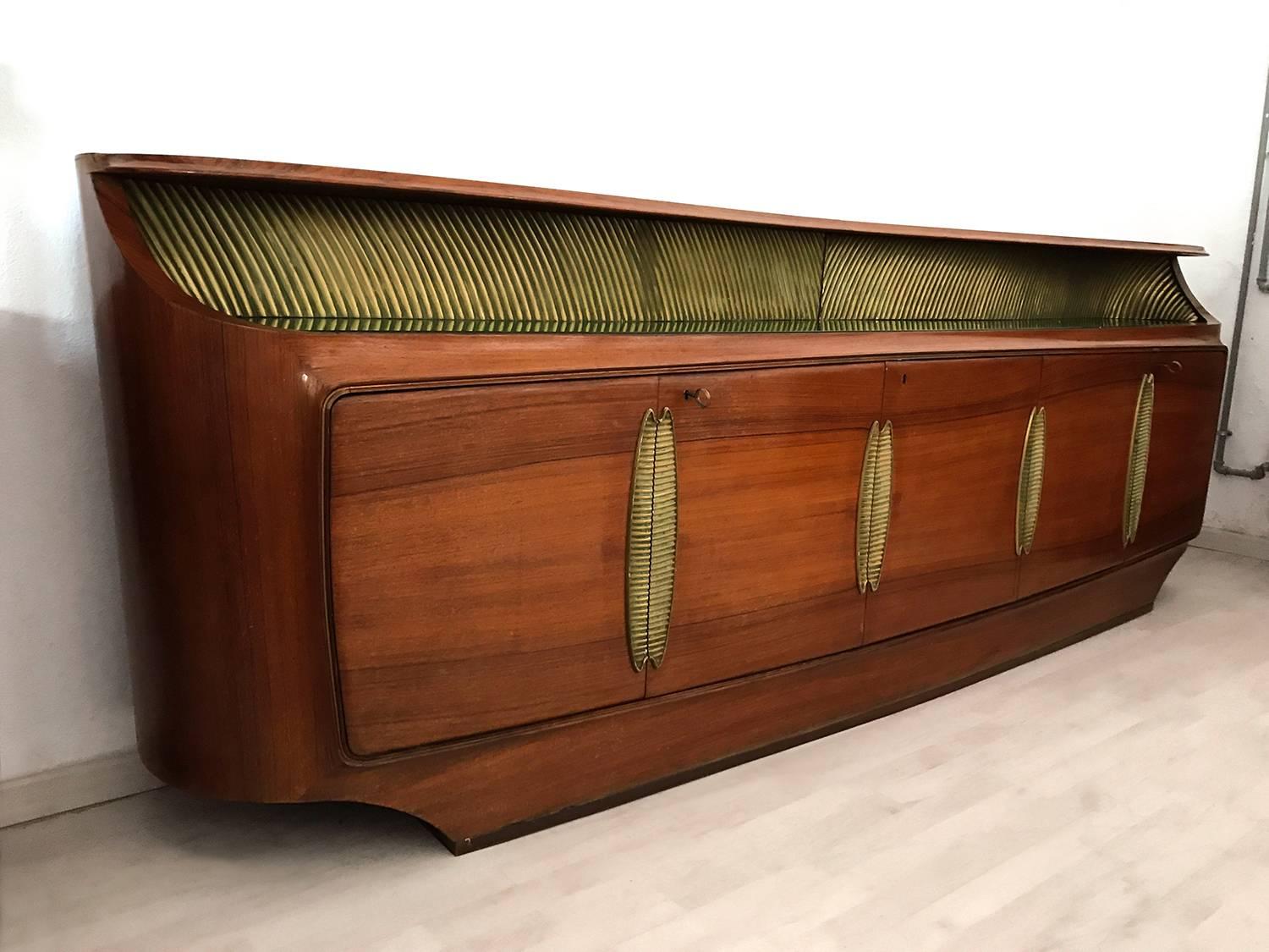 Italian Mid-Century Sideboard in Rosewood by Vittorio Dassi, 1950s 1