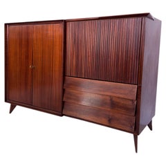 Italian Mid-Century Sideboard in Teakwood by Vittorio Dassi, 1950s