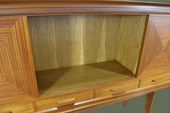 Italian Mid-Century Sideboard, Mahogany with Geometric Marquetry, 1950s