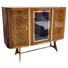 Vintage Italian Mid-Century Sideboard of Birch Briar Root by Vittorio Dassi, 1950s