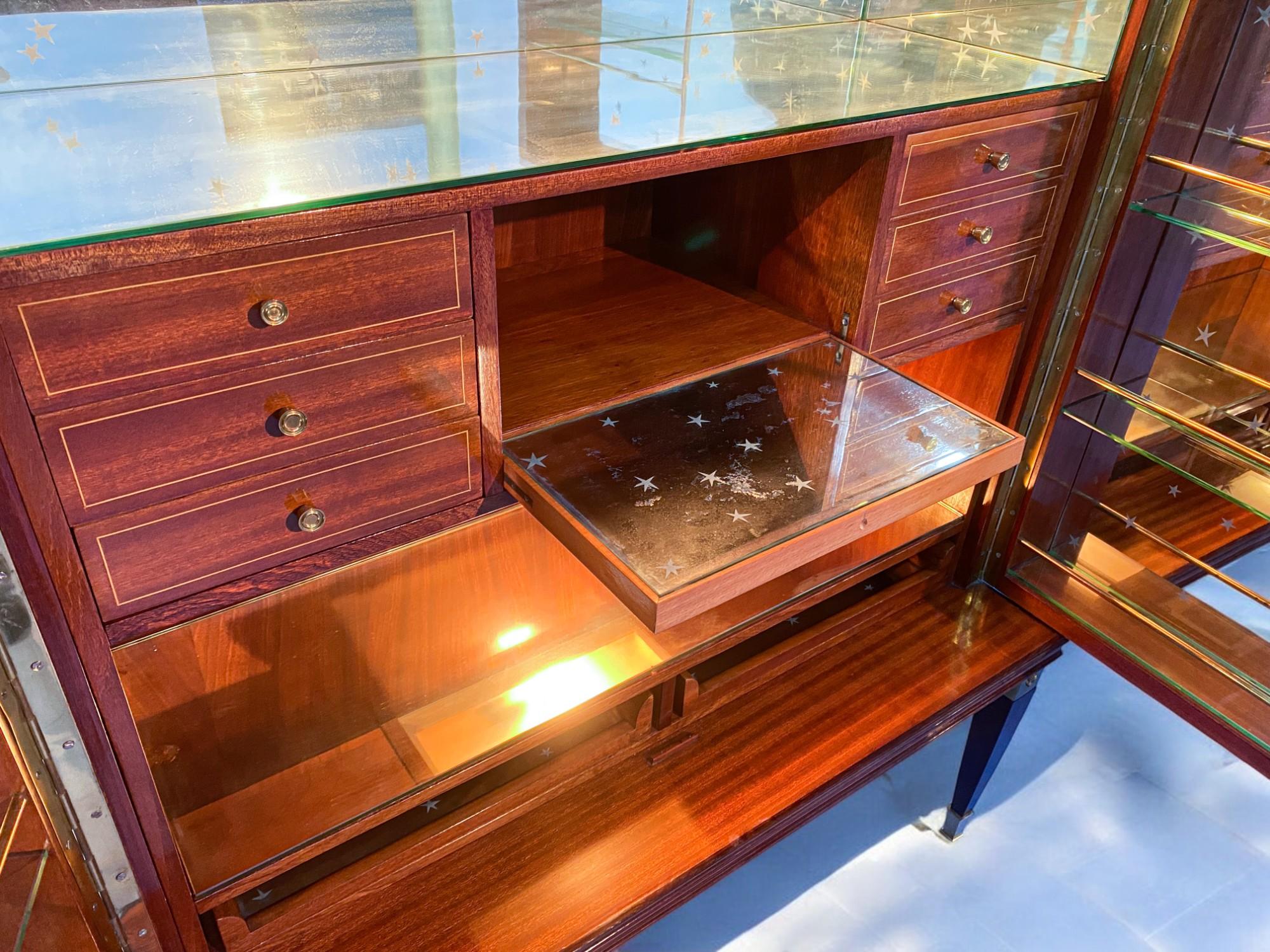 Aparador o mueble bar italiano de mediados de siglo de Paolo Buffa, años 50 en venta 7