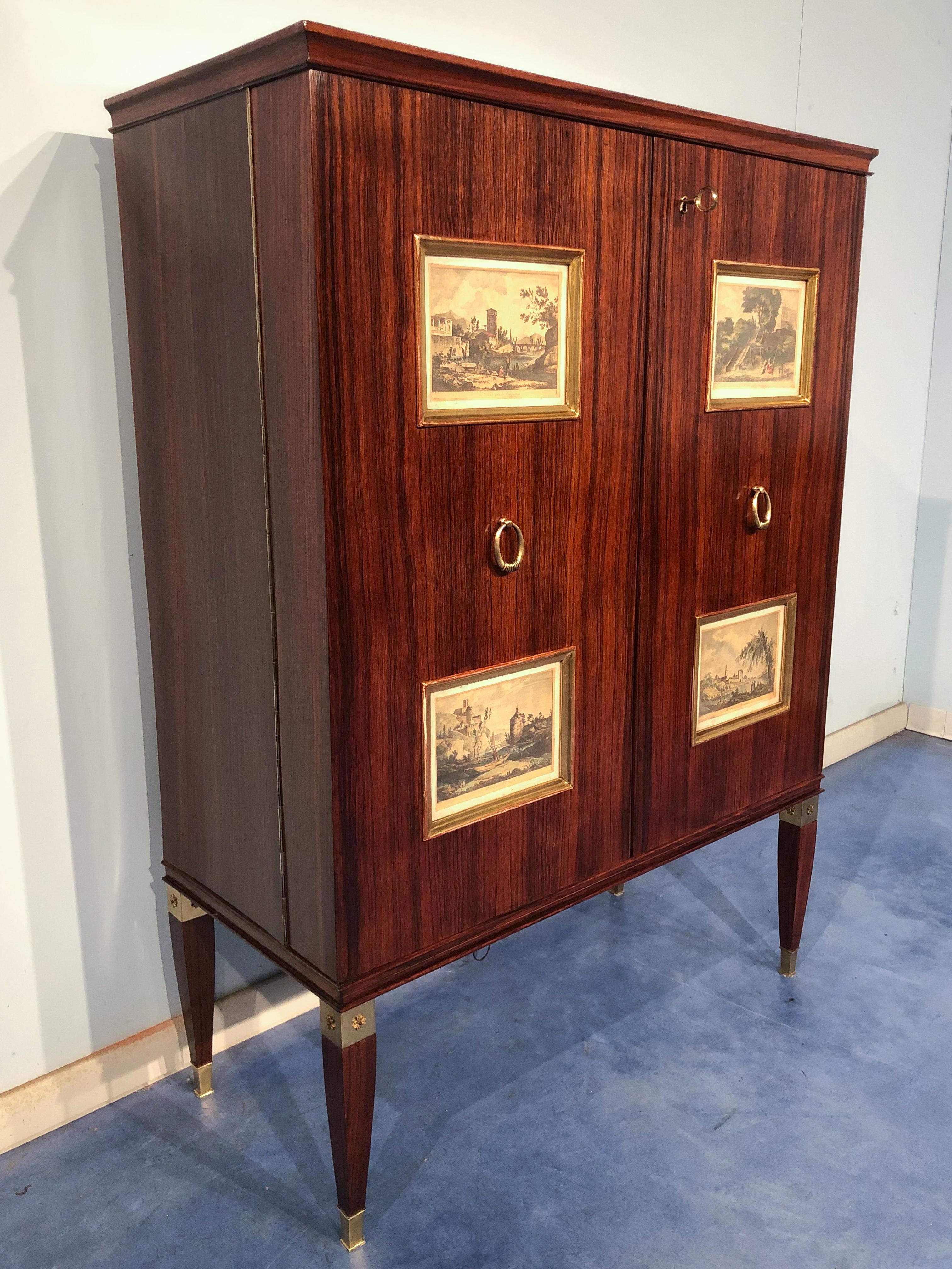 Mid-20th Century Italian Mid-Century Sideboard or Bar Cabinet by Paolo Buffa, 1950s