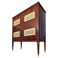 Credenza o mobile bar italiano di metà secolo di Paolo Buffa, anni '50