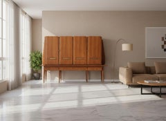 Credenza o mobile bar italiano del Mid-Century disegnato da Vittorio Dassi negli anni '50