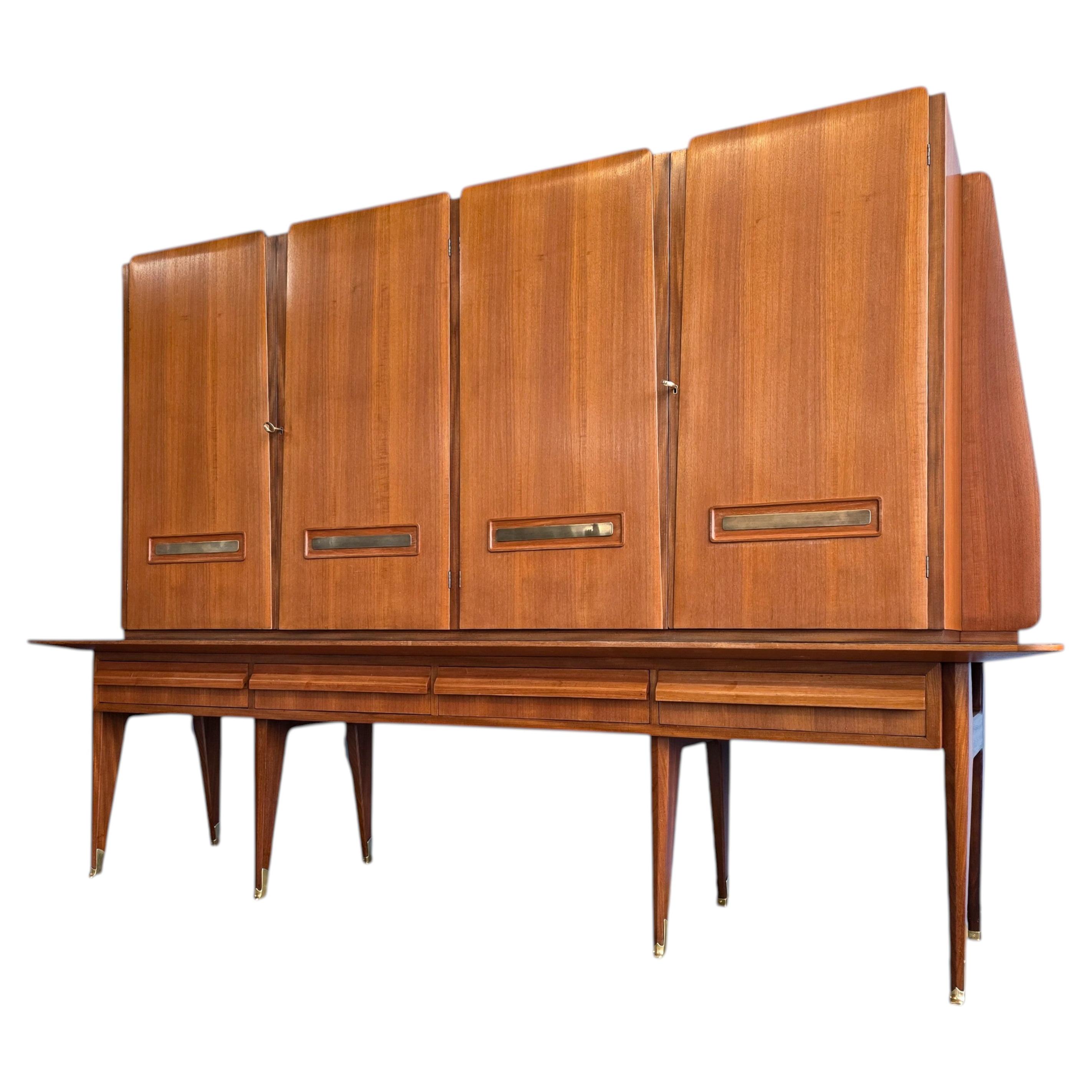 Italian Mid-Century Sideboard or Cabinet Bar designed by Vittorio Dassi in 1950s