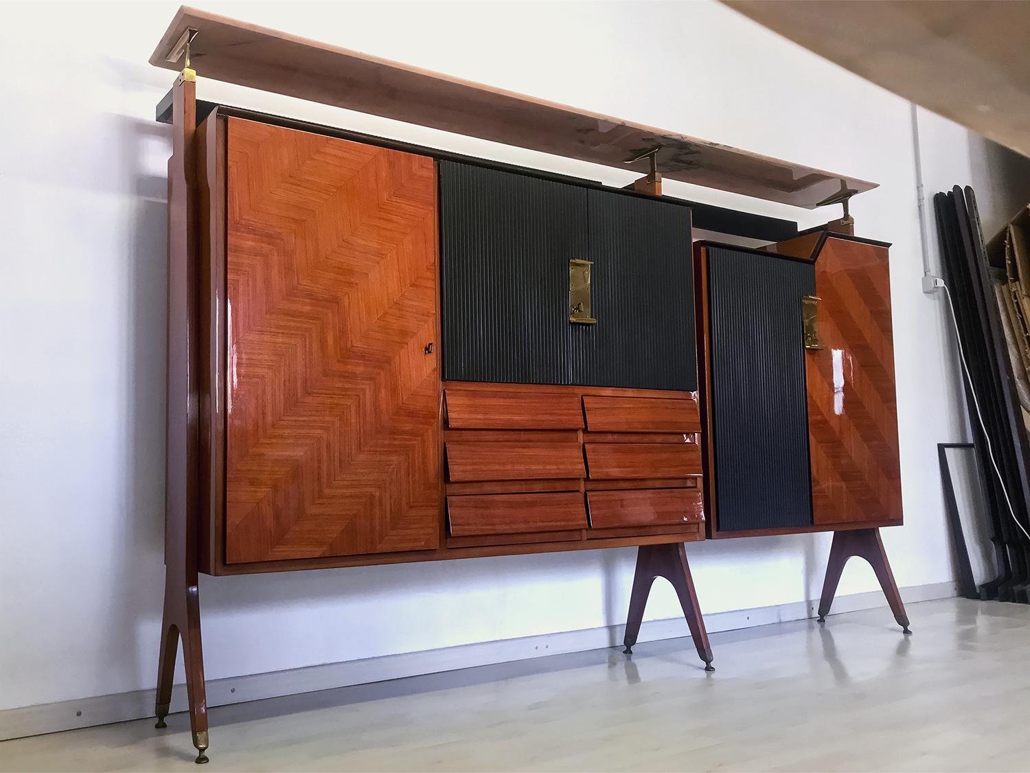 Italian Mid-Century Sideboard or Cupboard by La Permanente Mobili Cantù, 1950s 11