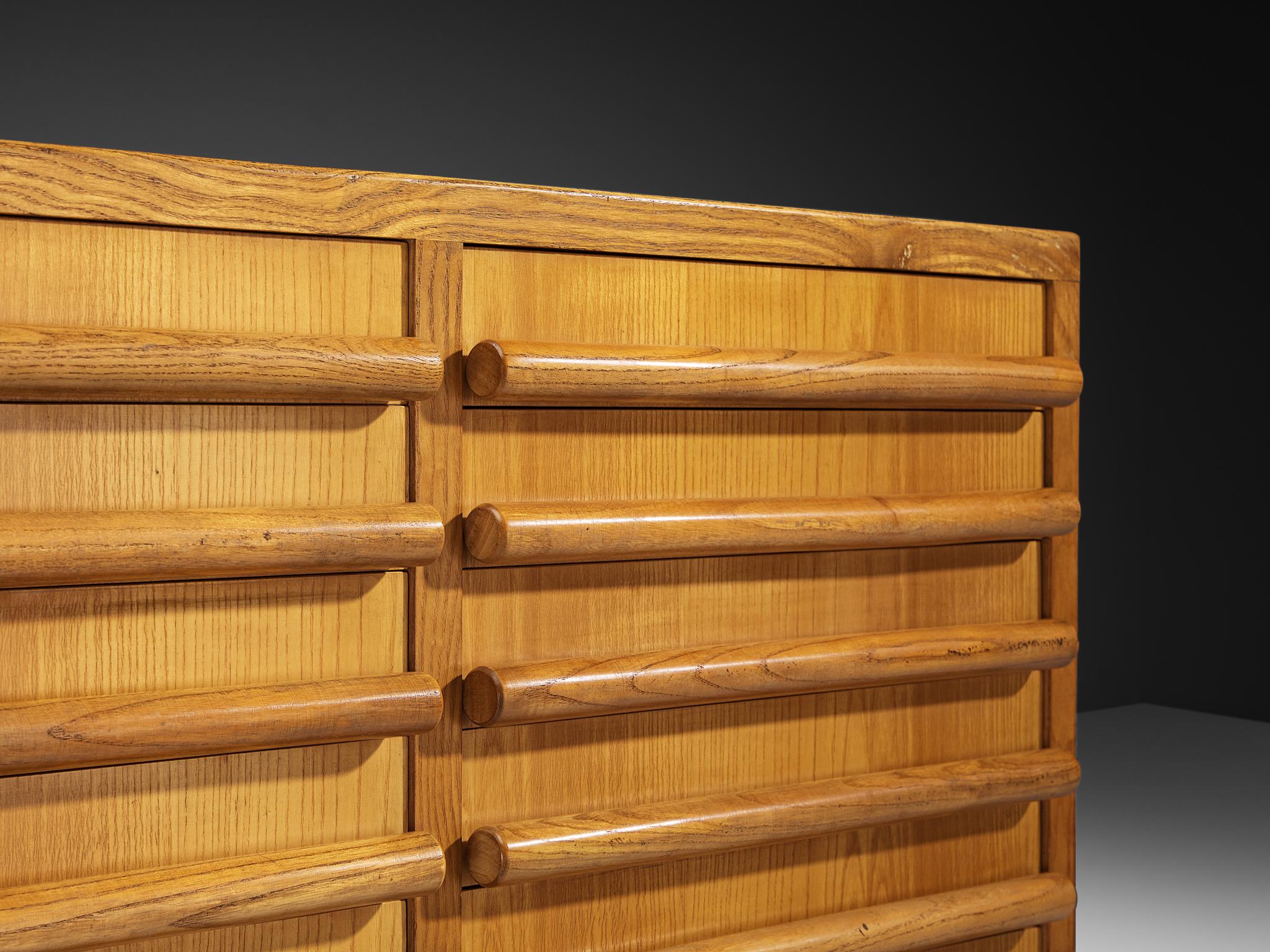 Italian Mid-Century Sideboards in Ash For Sale 6