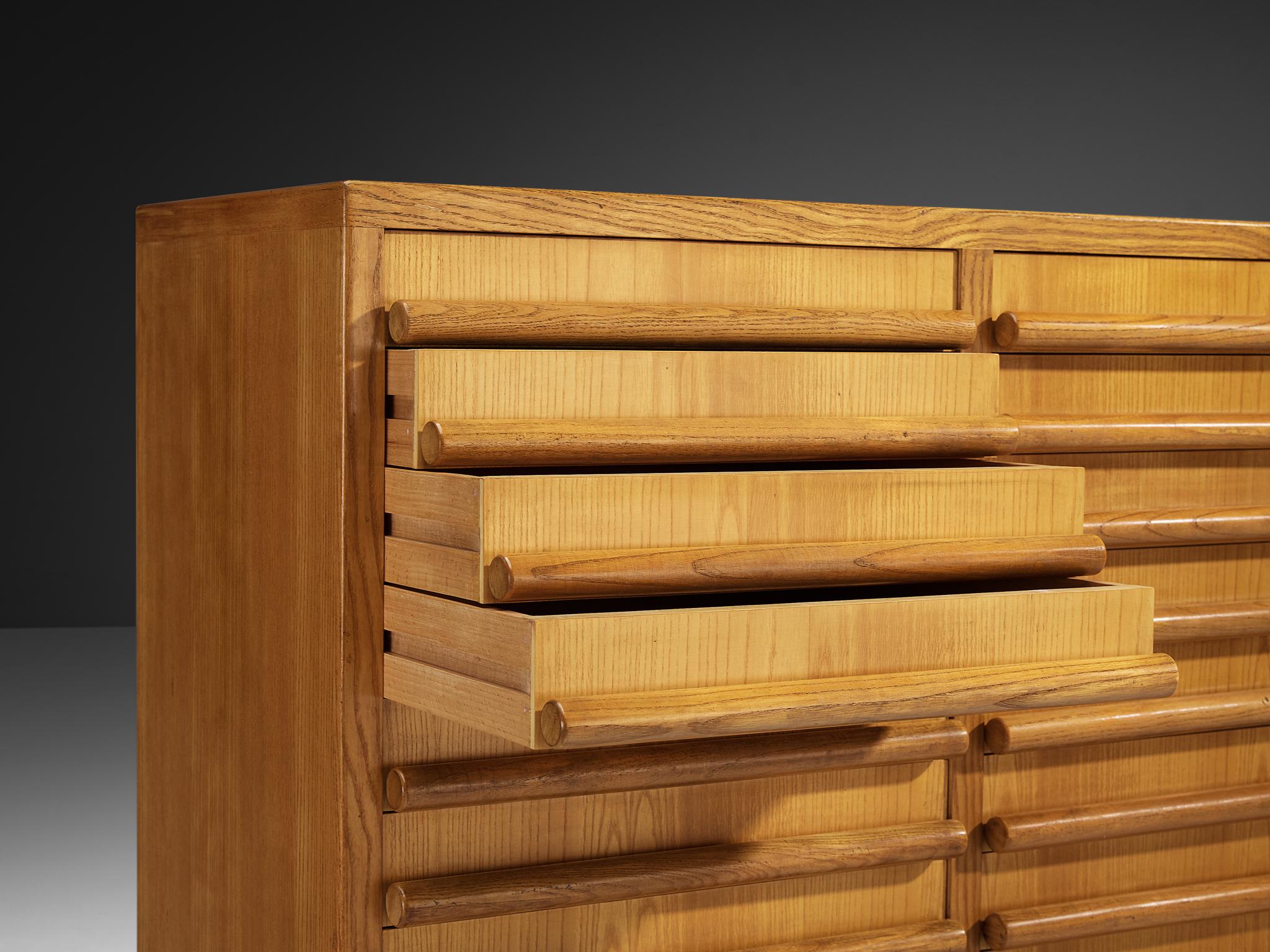 Italian Mid-Century Sideboards in Ash For Sale 8