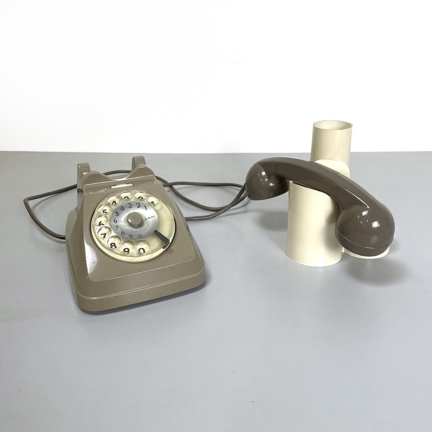 Italienisches Siemens Sip-Telefon aus der Mitte des Jahrhunderts mit Hörerhalterung Spieluhr, 1960er Jahre (Moderne der Mitte des Jahrhunderts) im Angebot
