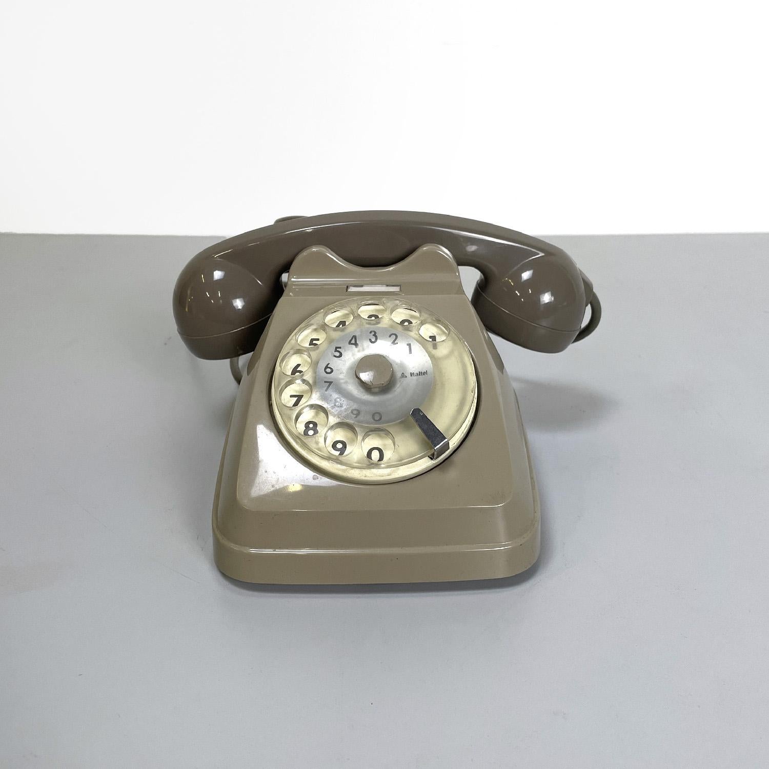 Italienisches Siemens Sip-Telefon aus der Mitte des Jahrhunderts mit Hörerhalterung Spieluhr, 1960er Jahre (Italian) im Angebot