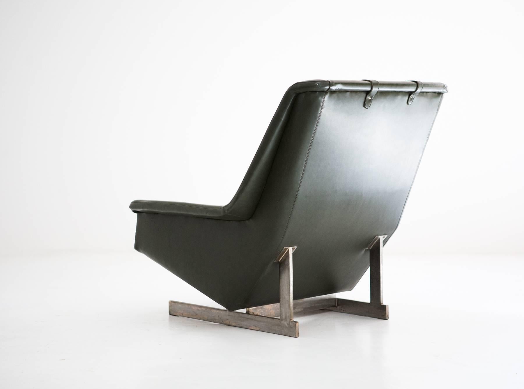 Italian Midcentury Skai Lounge Chair from Pizzetti, 1960s In Good Condition In Rome, IT
