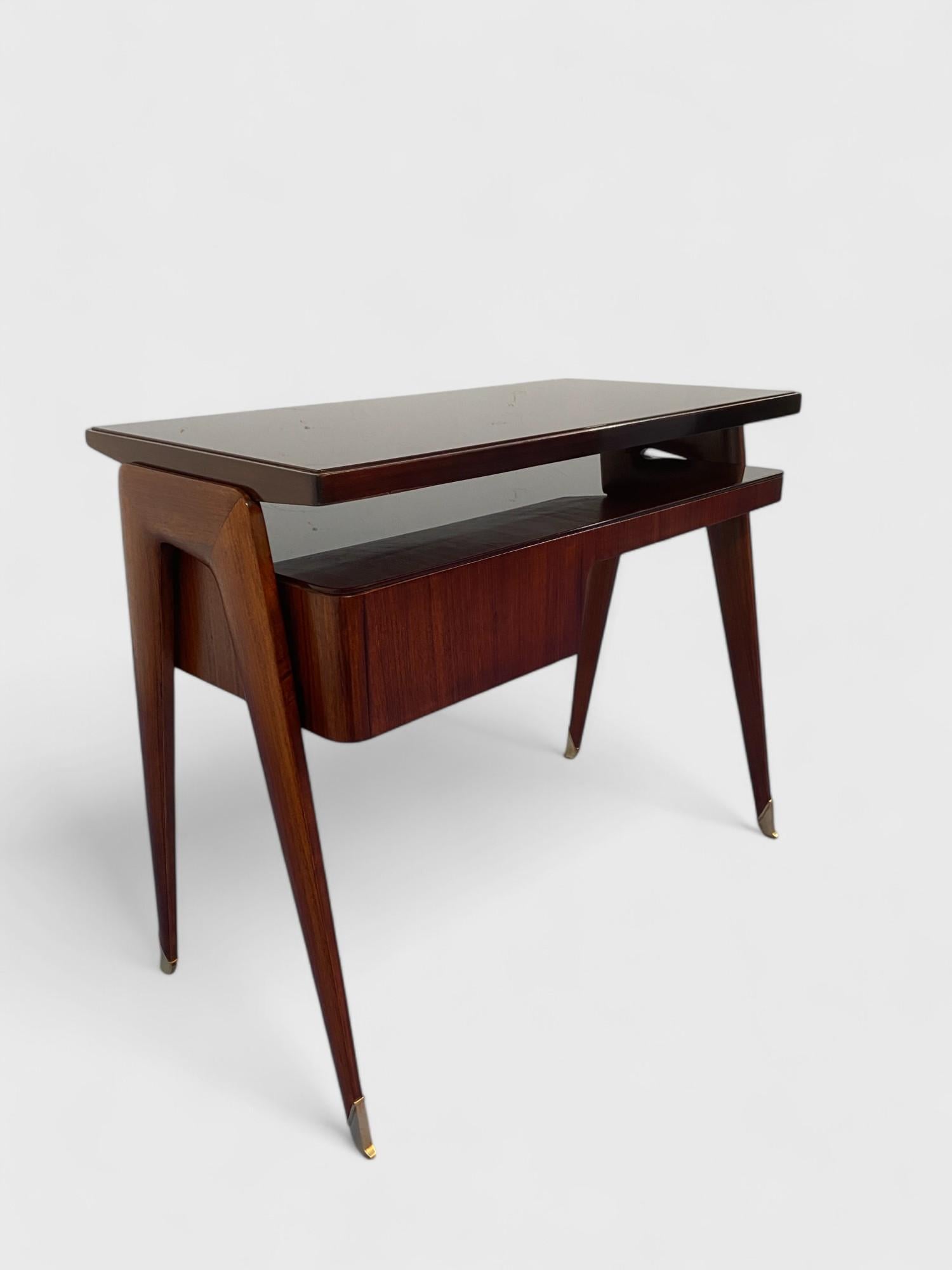 Tavolo da scrivania italiano del Mid Century disegnato da Vittorio Dassi negli anni '50 In condizioni buone a Traversetolo, IT