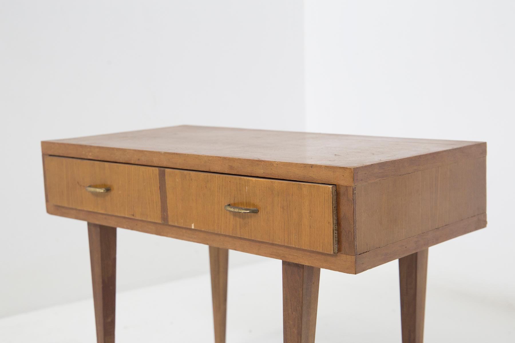 Mid-Century Modern Italian Mid-century Small Wooden Table For Sale