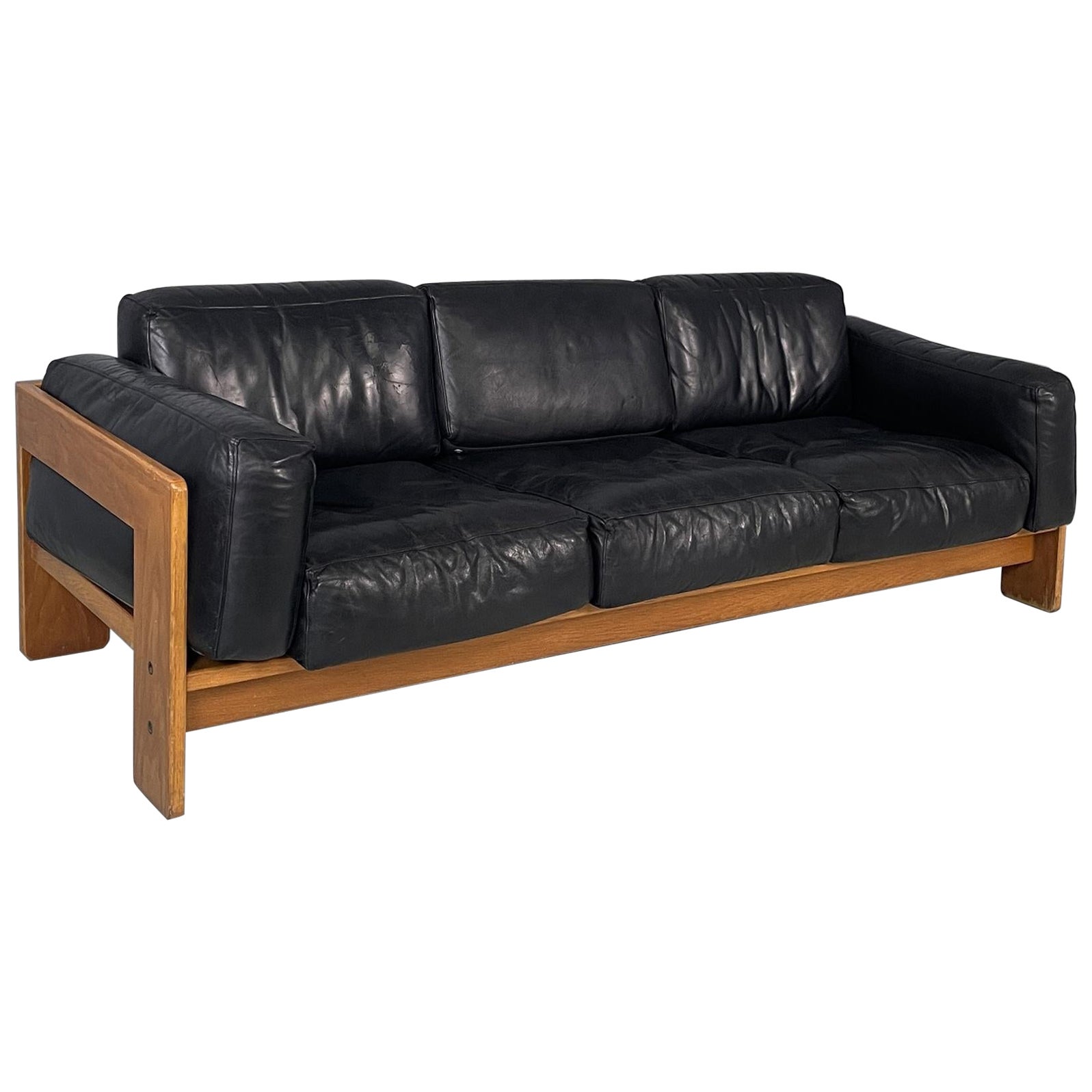 Italian mid-century sofa Bastiano by Afra and Tobia Scarpa for Gavina, 1960s