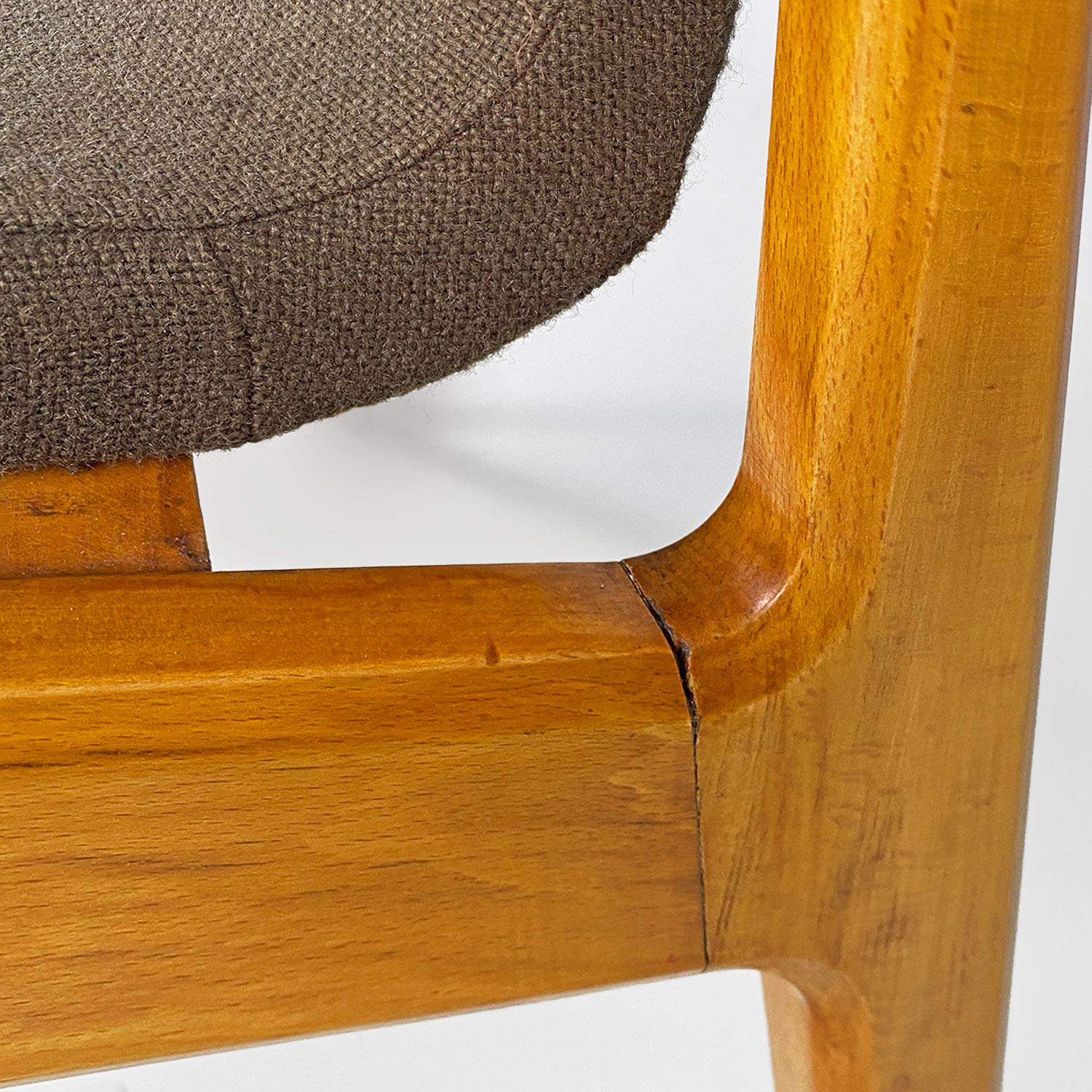 Italian mid-century solid beech and fabric armchair by Anonima Castelli, 1960s For Sale 6