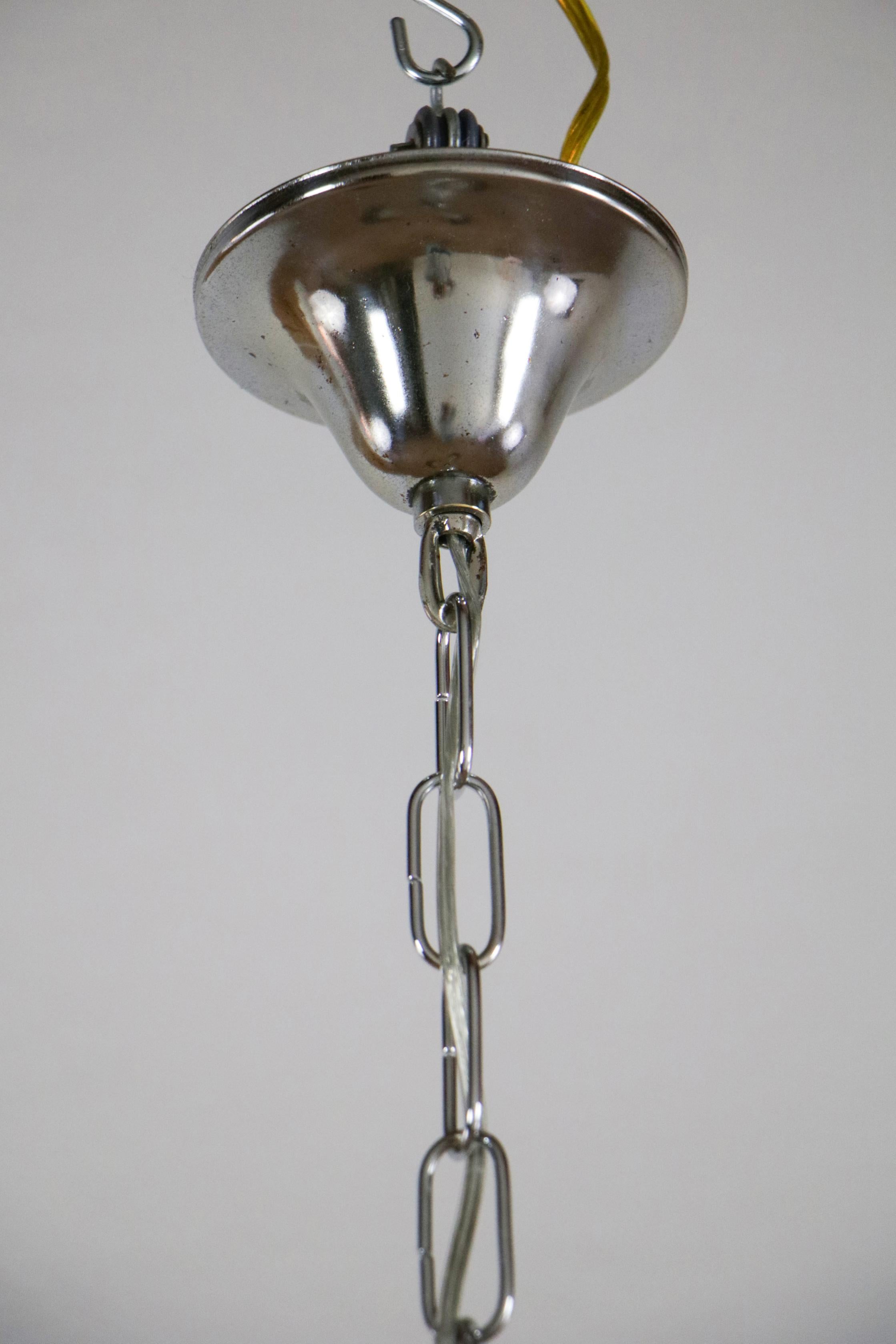 Italienischer Mid-Century-Kronleuchter im Space Age Veca-Stil von Fontana Arte, 1970er Jahre im Angebot 10