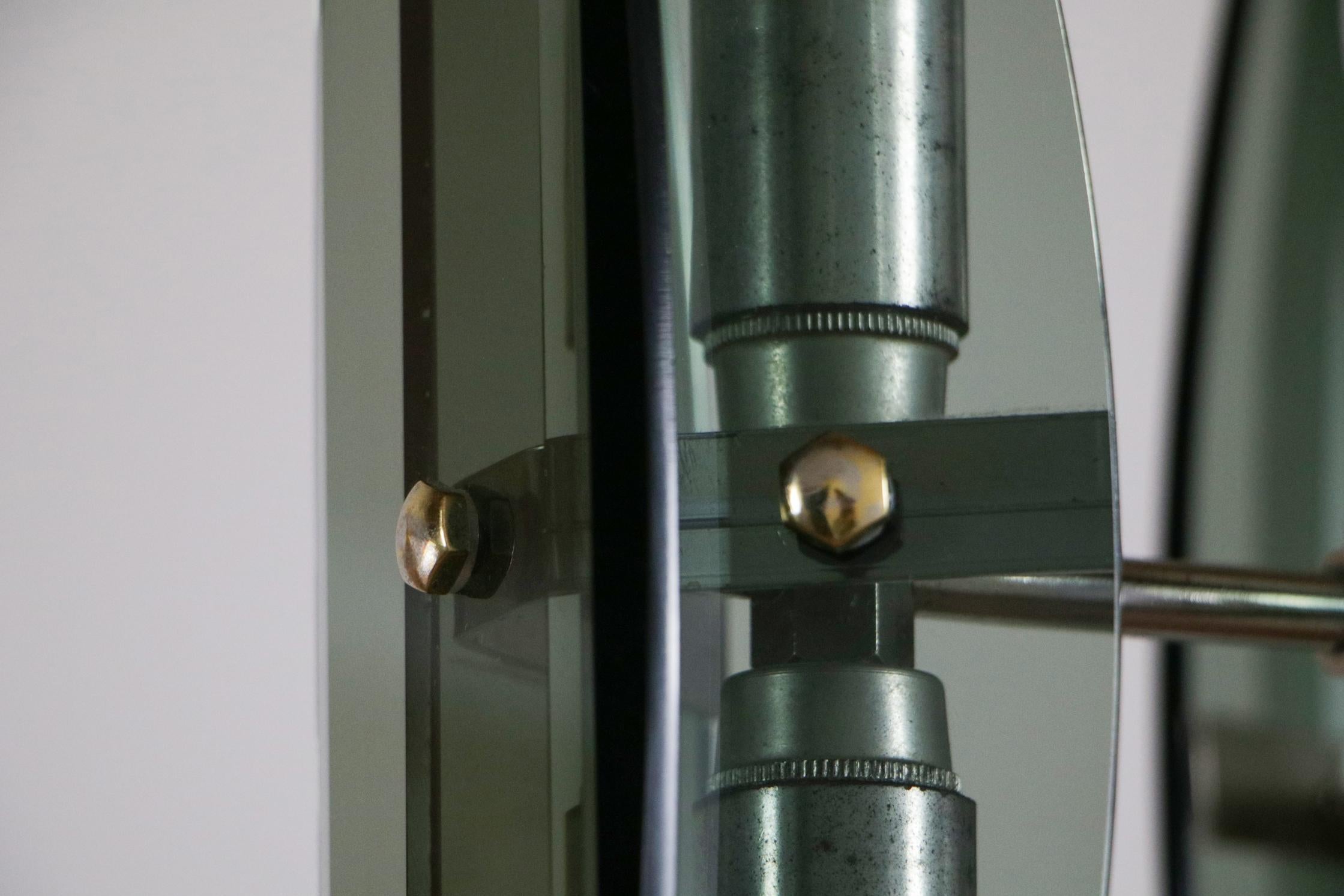 Italienischer Mid-Century-Kronleuchter im Space Age Veca-Stil von Fontana Arte, 1970er Jahre im Angebot 3