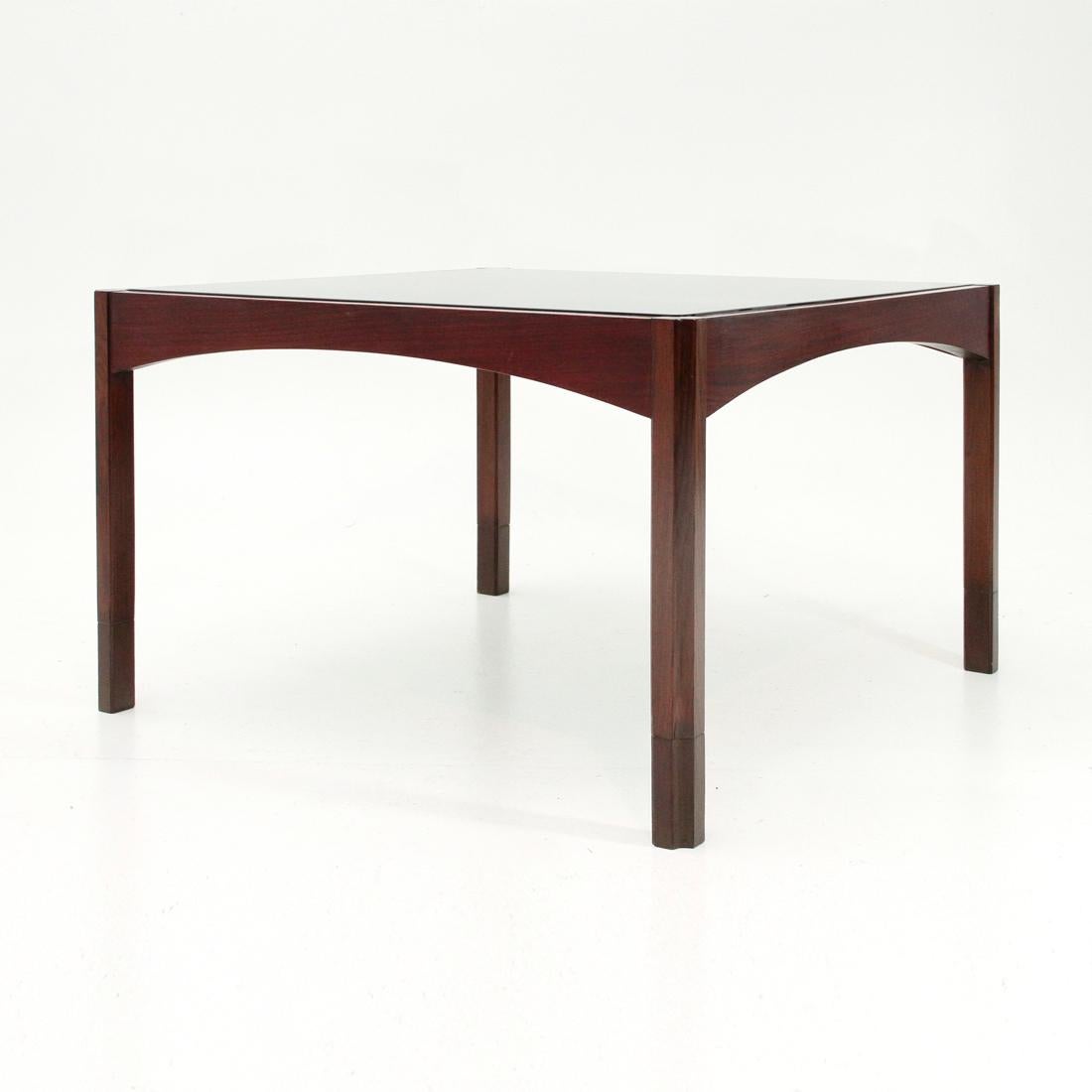 Mid-Century Modern Italian Midcentury Square Coffee Table, 1960s For Sale