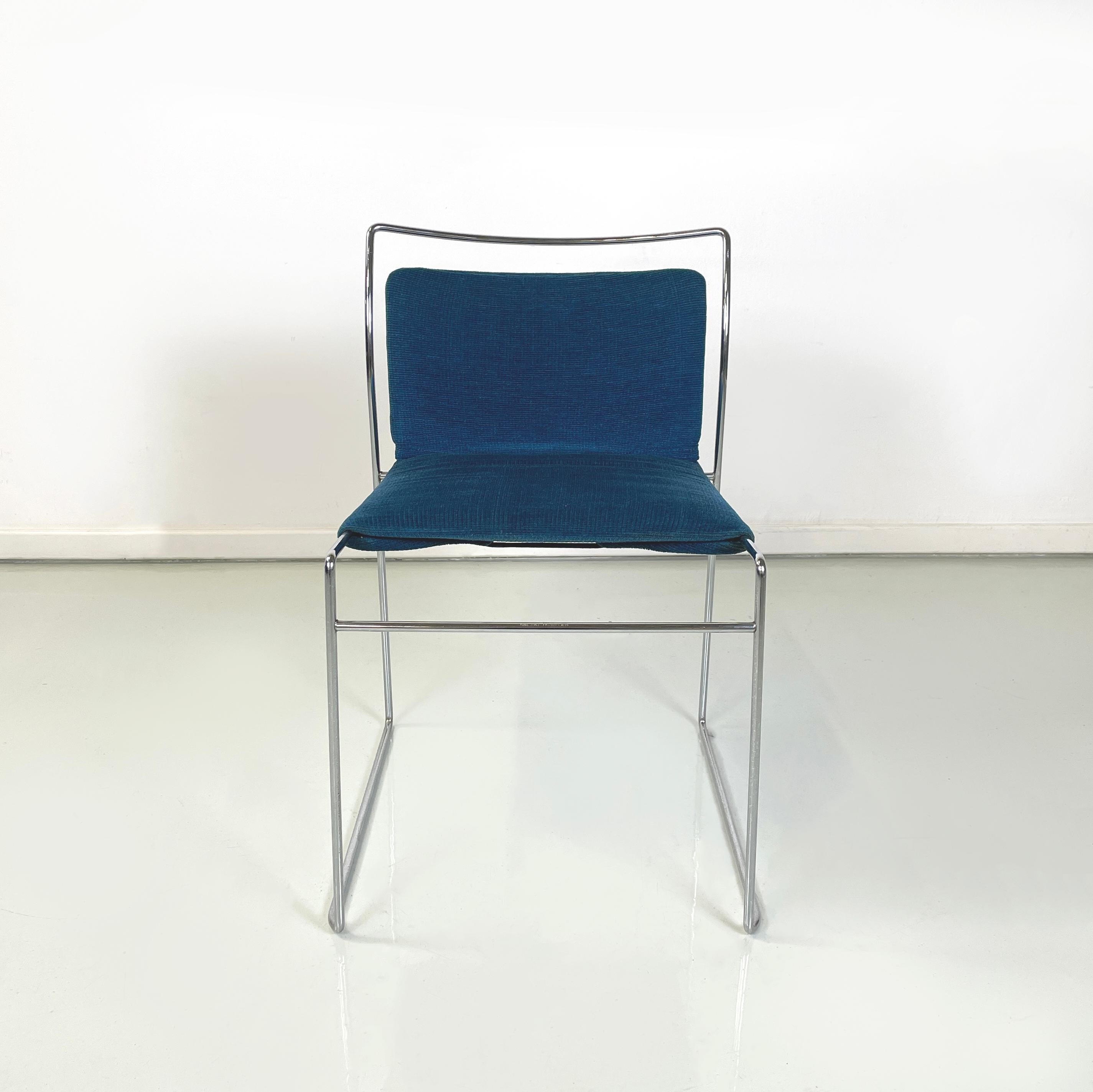 Mid-Century moderno Italian mid-century Stackable Chairs Tulu by Takahama for Simon Gavina, 1973 in vendita