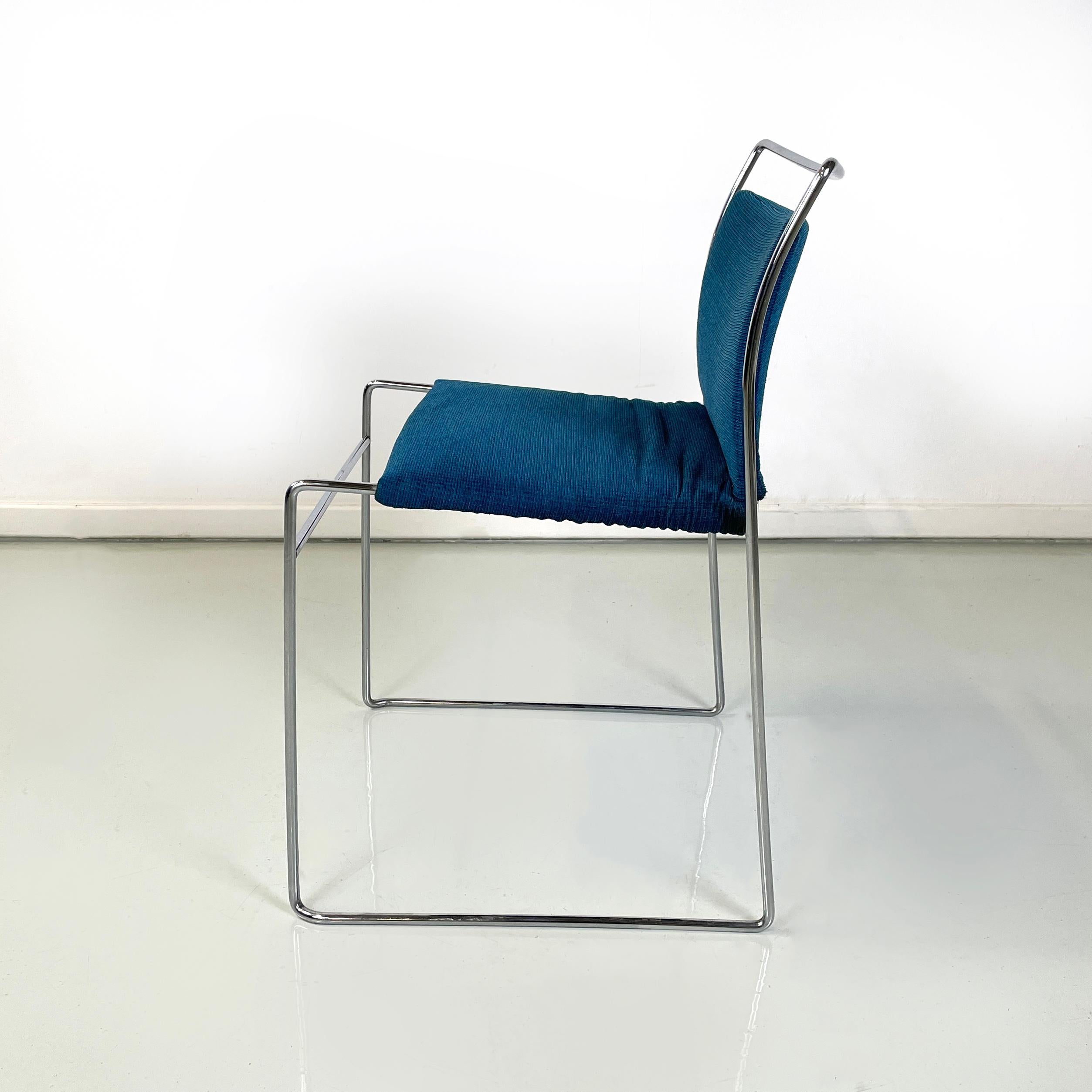 Italian mid-century Stackable Chairs Tulu by Takahama for Simon Gavina, 1973 In Fair Condition For Sale In MIlano, IT