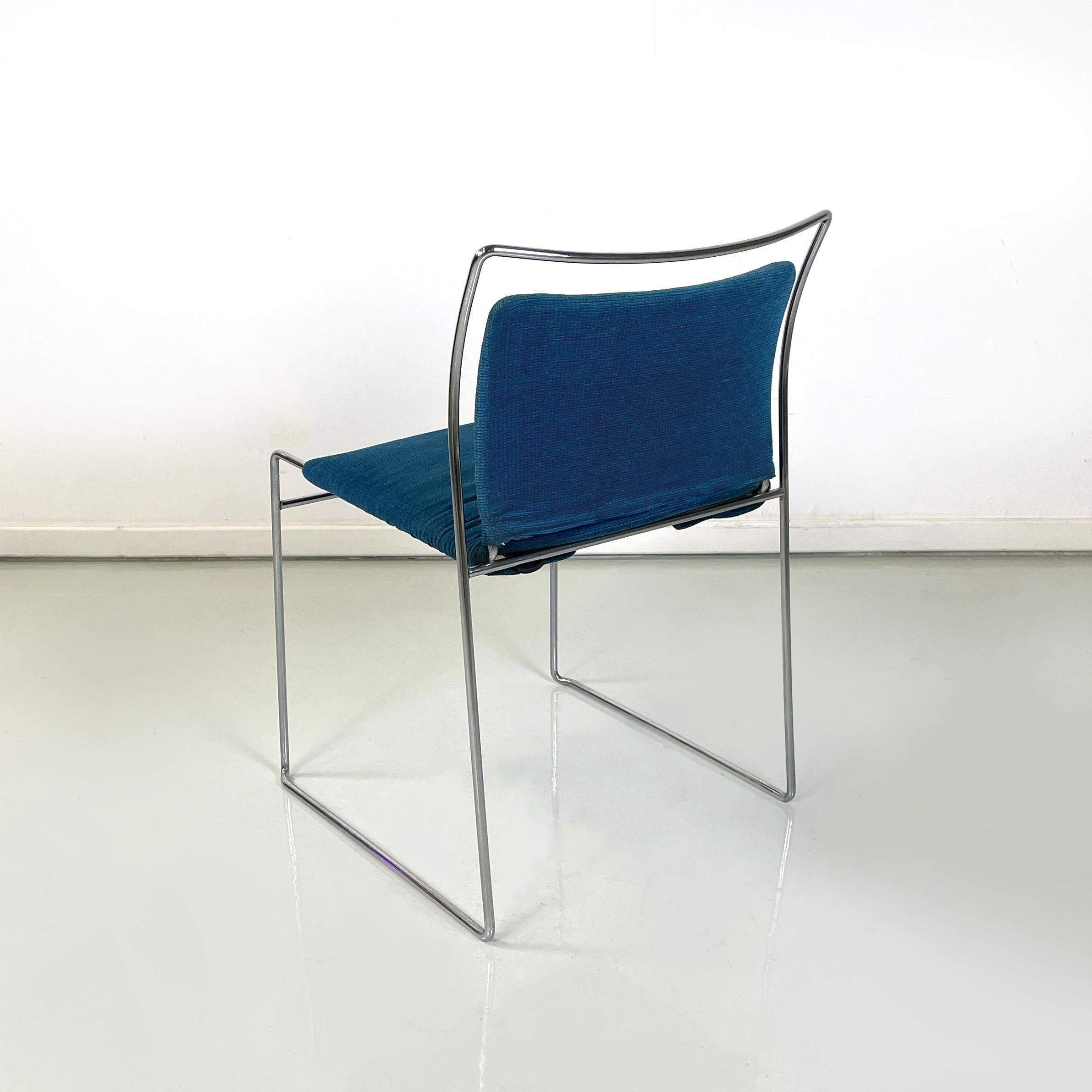 Late 20th Century Italian mid-century Stackable Chairs Tulu by Takahama for Simon Gavina, 1973 For Sale